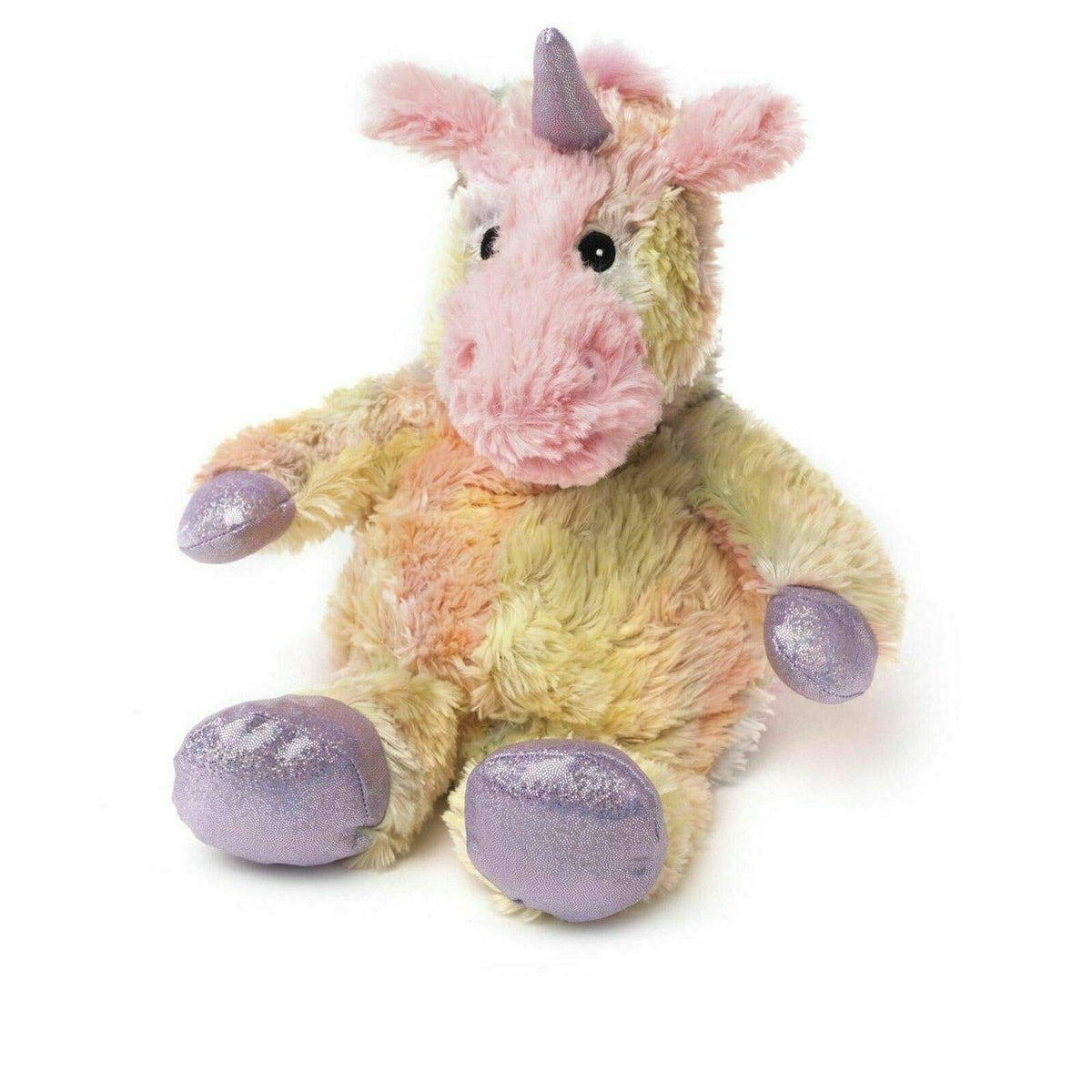 Warmies Junior Rainbow Unicorn Heatable Plush Toy - Lavender Scented, Microwaveable