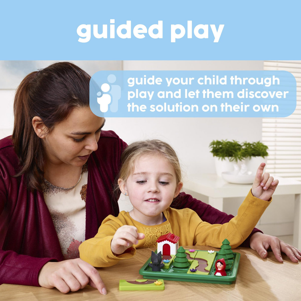 SmartGames Little Red Riding Hood Board Game - 48 Challenges, 1 Player