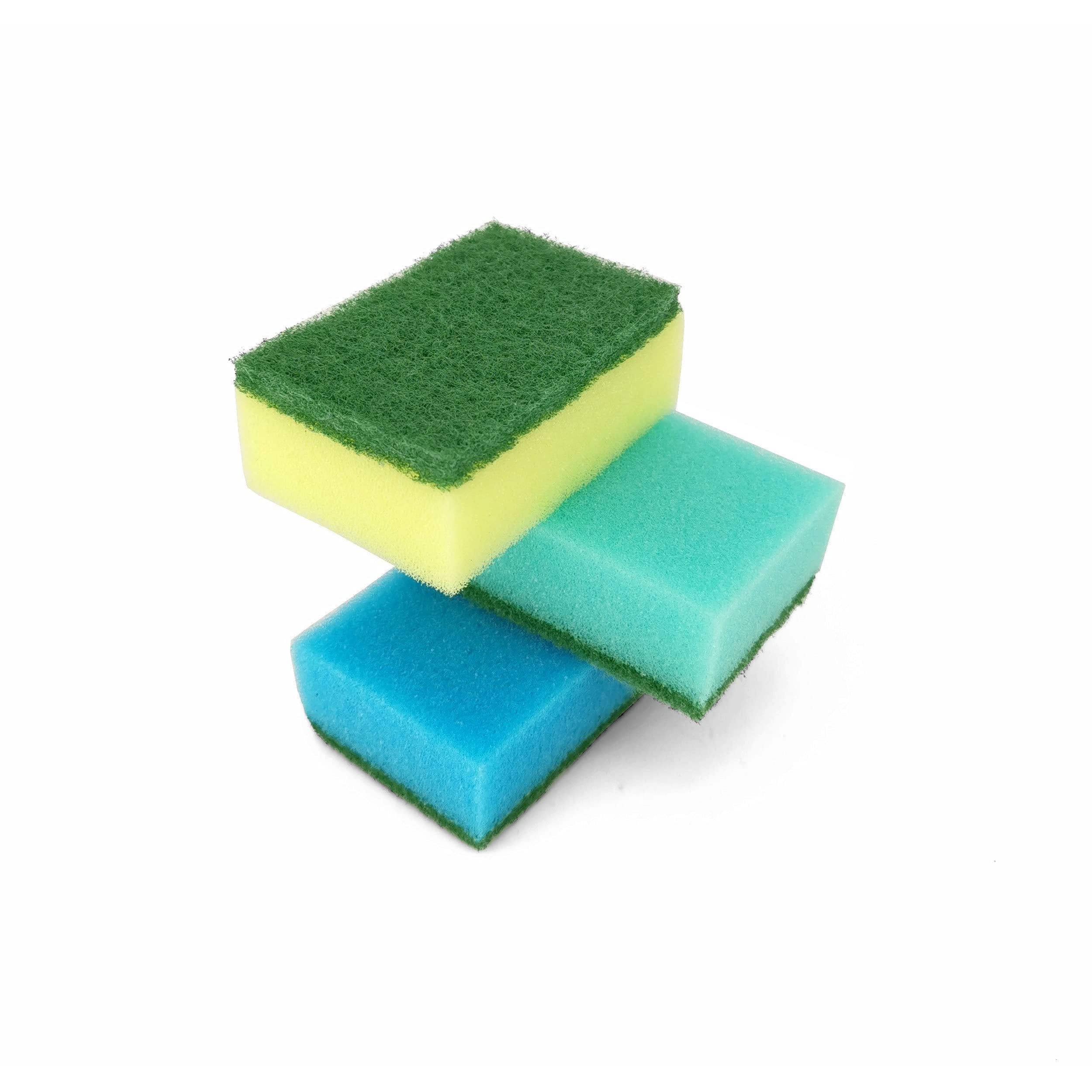 IDEA HOME Dishwashing Sponge - Dual-Sided Cleaning | Pack of 10 | Multicolor 5