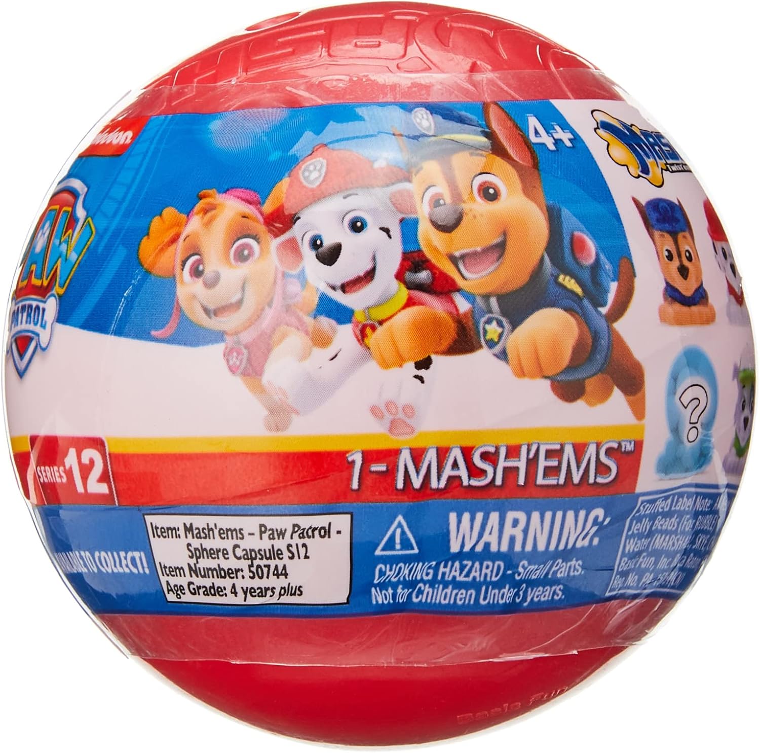Mash'ems PAW Patrol Collectable Squishy Characters - Twist, Squish & Launch Fun for Preschoolers 1