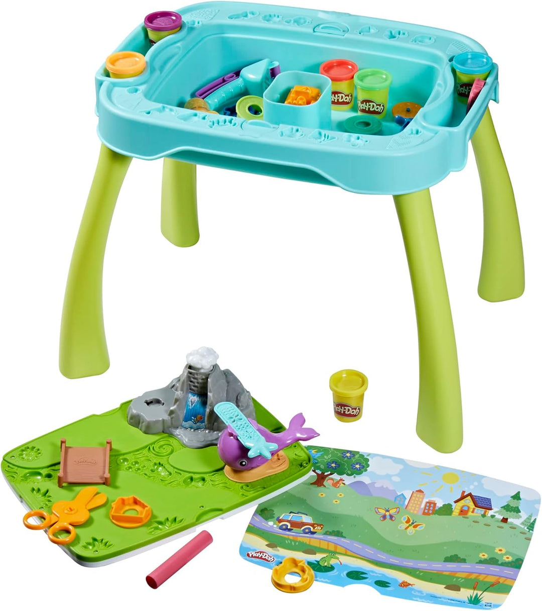 Play-Doh F6927 1st Creative Table - Reversible Arts & Crafts Center for Kids 3+