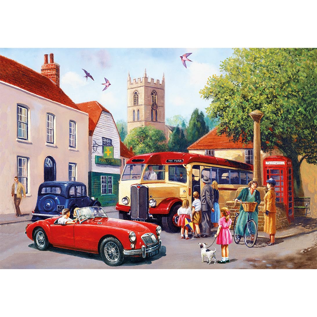 Gibsons Touring the Town 500 Piece Jigsaw Puzzle for Adults | 48 x 34 cm 5
