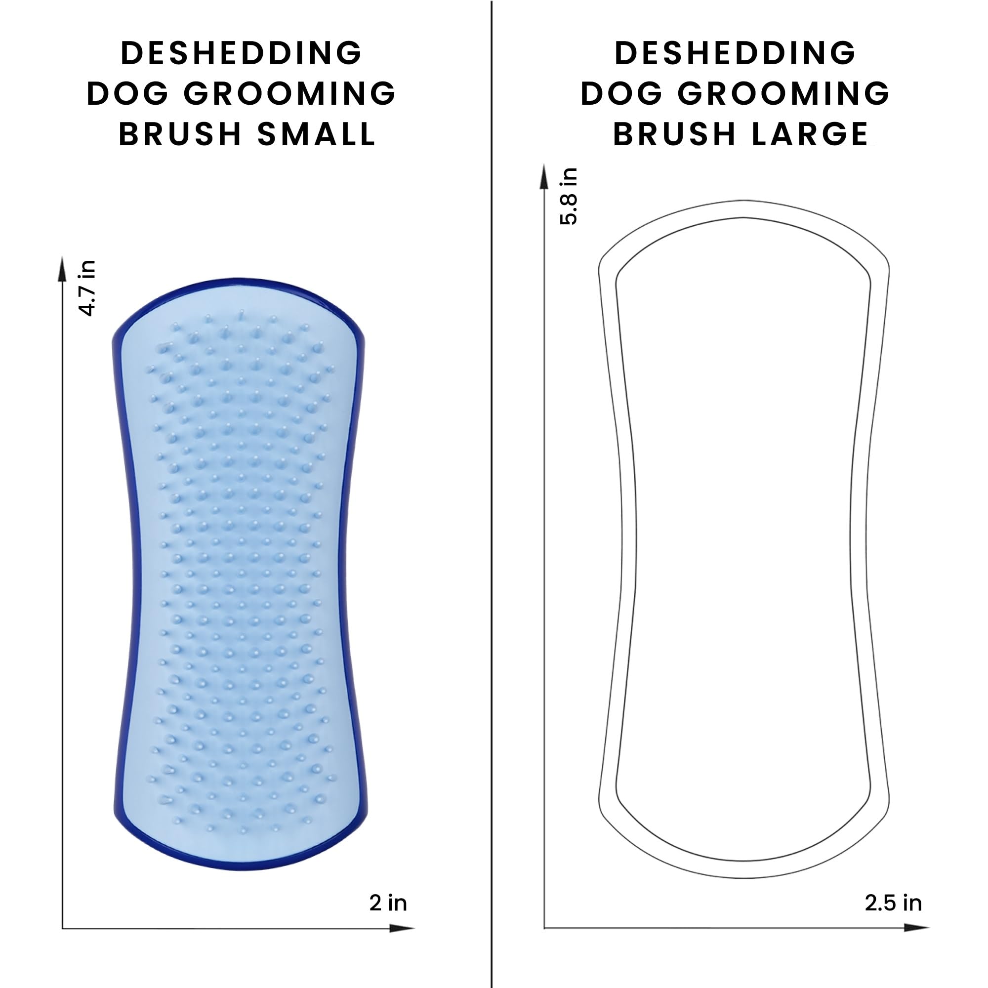 Pet Teezer Small De-Shedding Grooming Brush - Detangle | Lightweight | Easy to Clean 6