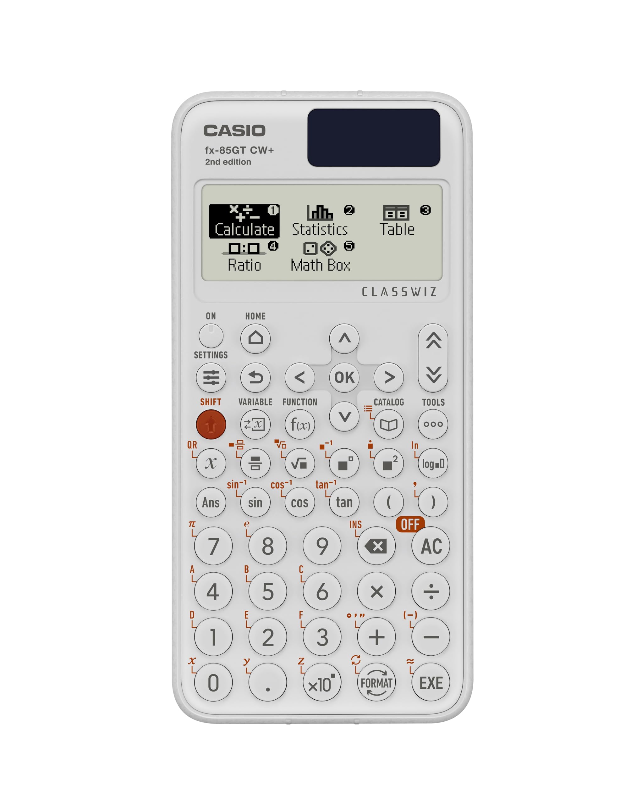 Casio fx-85GTCW+ Scientific Calculator - Solar Powered | UK Version | White 1