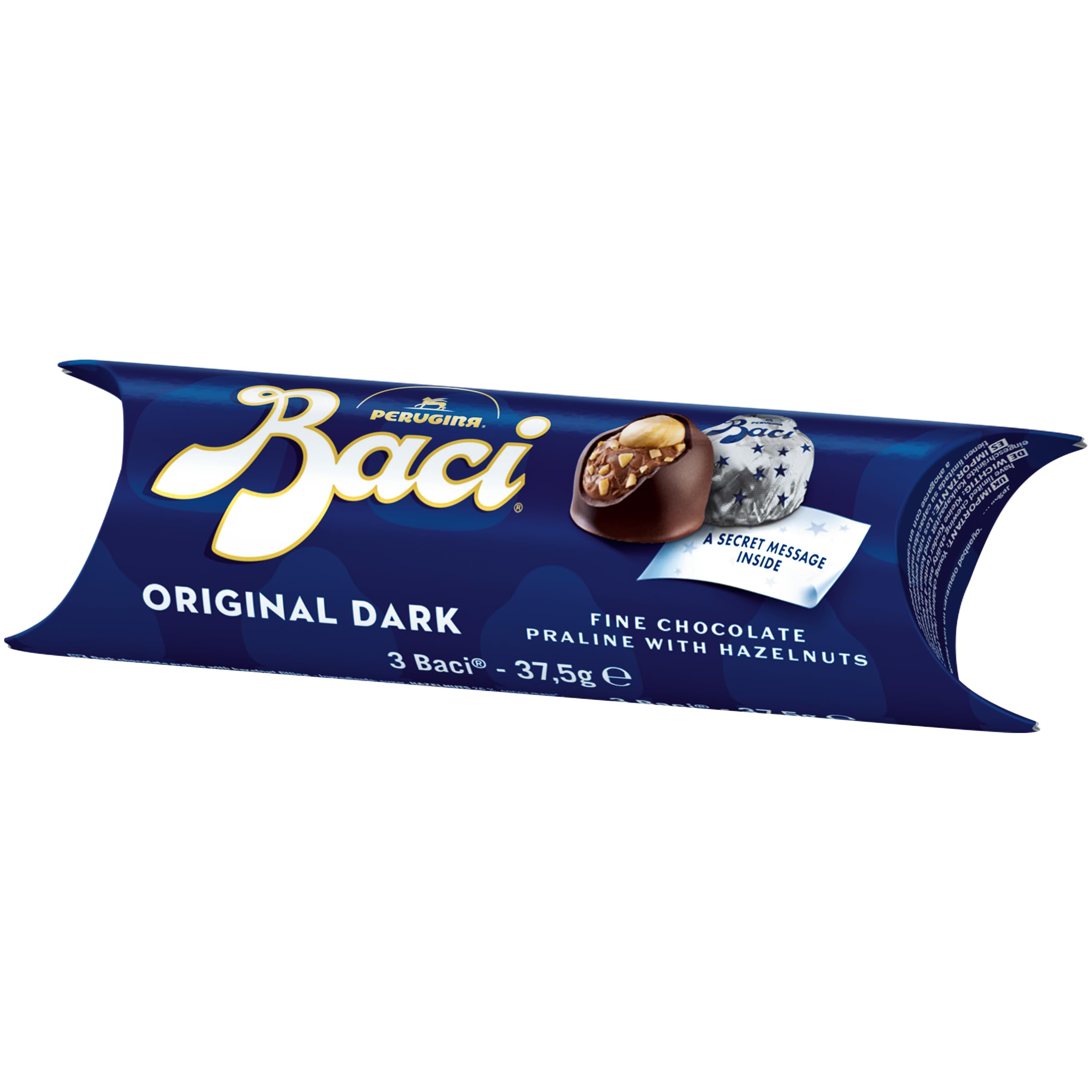 Baci - Dark Chocolate Truffles with Hazelnut Gluten Free Tube 37.5g 1