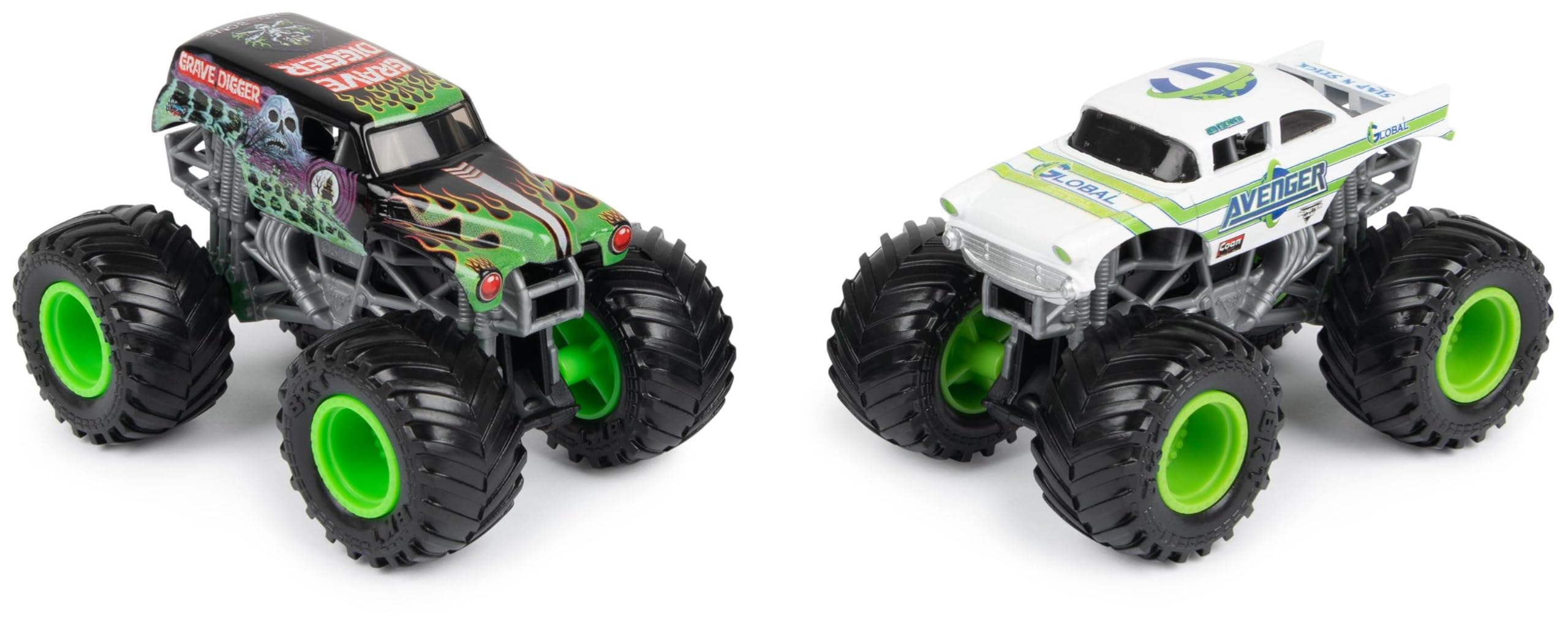 Monster Jam 1:64 Scale Die-Cast 2-Pack Motor Vehicles | Assorted Models | Ages 3+ 2