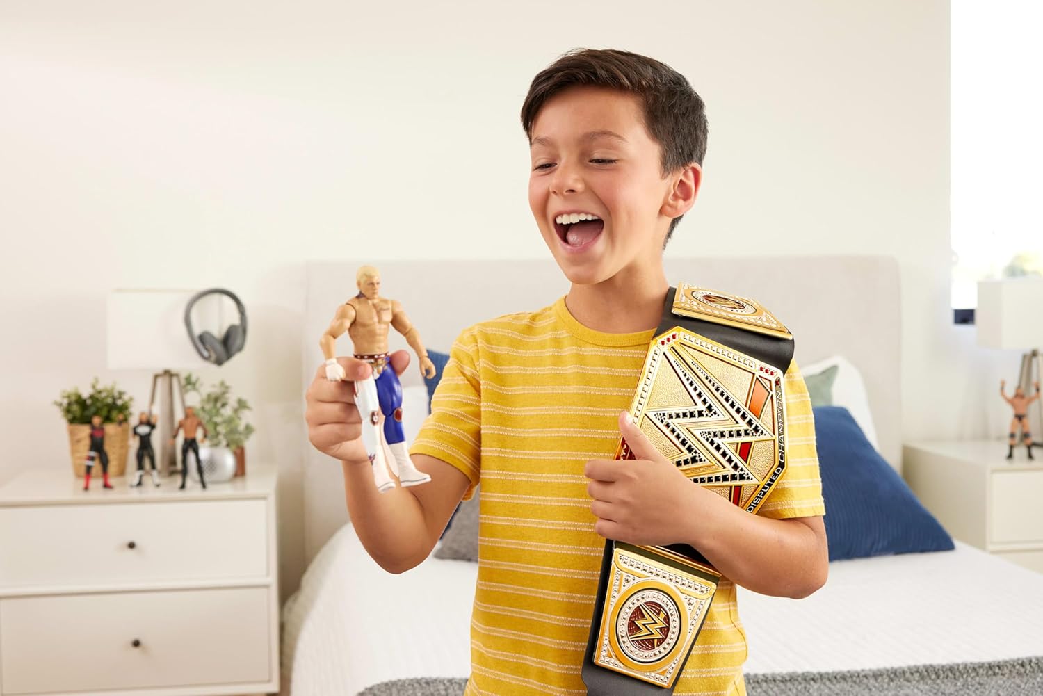Mattel WWE Championship Title - Authentic Role-Play Belt for Kids 6+ 3