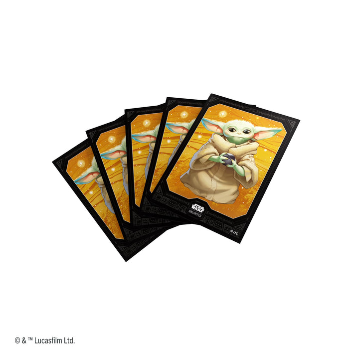 Gamegenic Star Wars: Unlimited Premium Art Sleeves Set 5 - Grogu (66mm x 92mm)