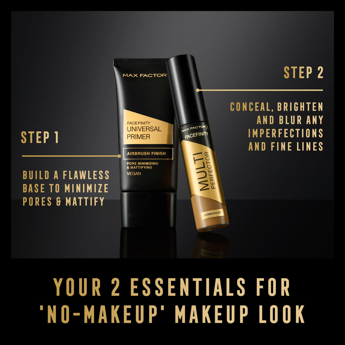 Max Factor Facefinity Multi-Perfector Concealer - 11 ml, Pack of 2, Colour 3C