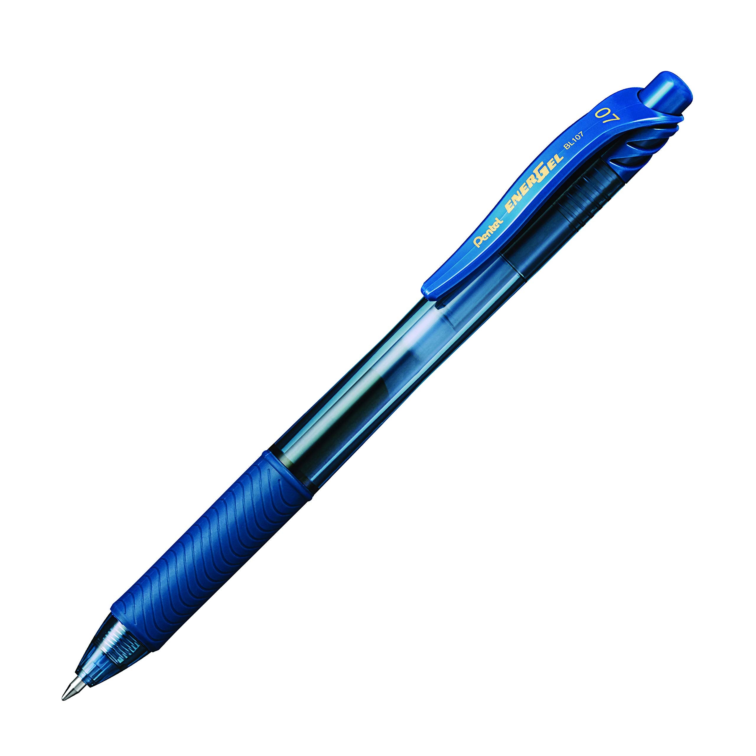 Pentel EnerGel X Retractable Gel Pen - 0.7mm Tip - Blue Black Ink - Pack of 12 4