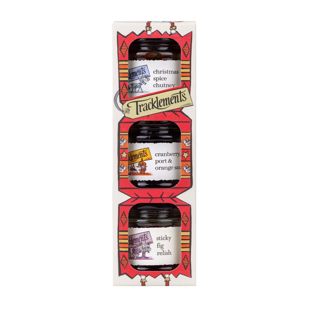 Tracklements Cracking Christmas Collection Pack - 3 Assorted Festive Condiments