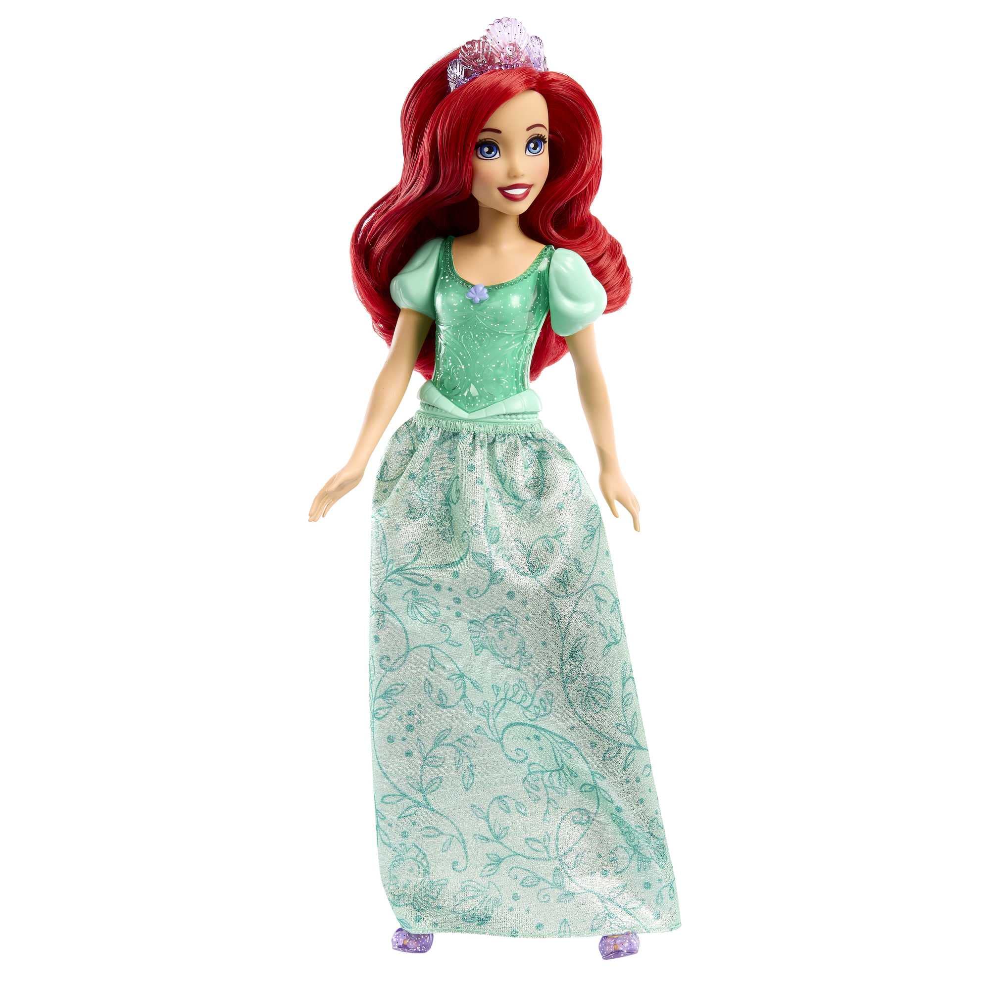 Mattel Disney Princess Ariel Posable Fashion Doll with Sparkling Clothing and Accessories HLW10 4