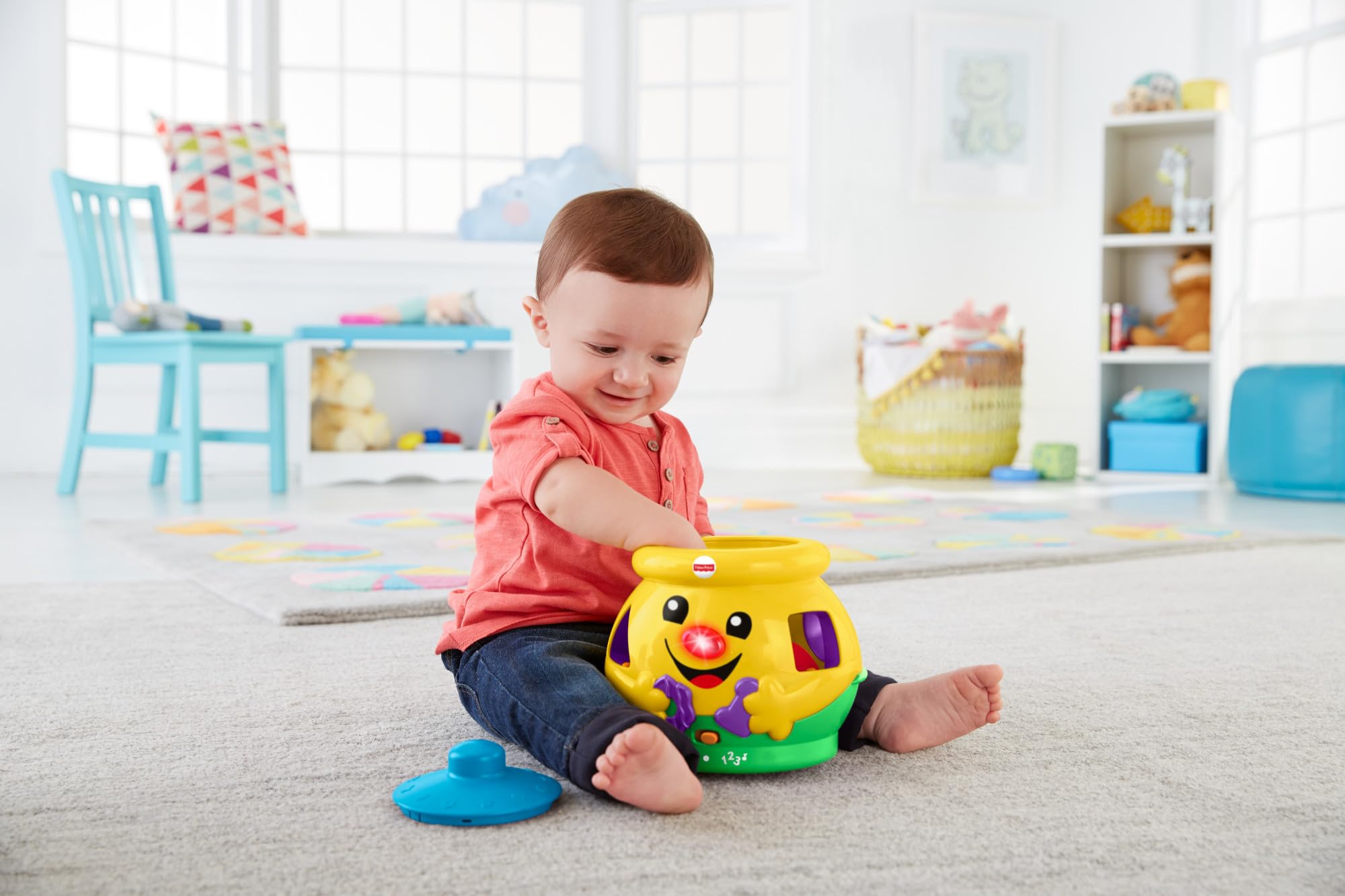Fisher-Price Laugh & Learn Cookie Shape Surprise Sorter Toy for Ages 6 Months+ | Music, Numbers & Colors 5