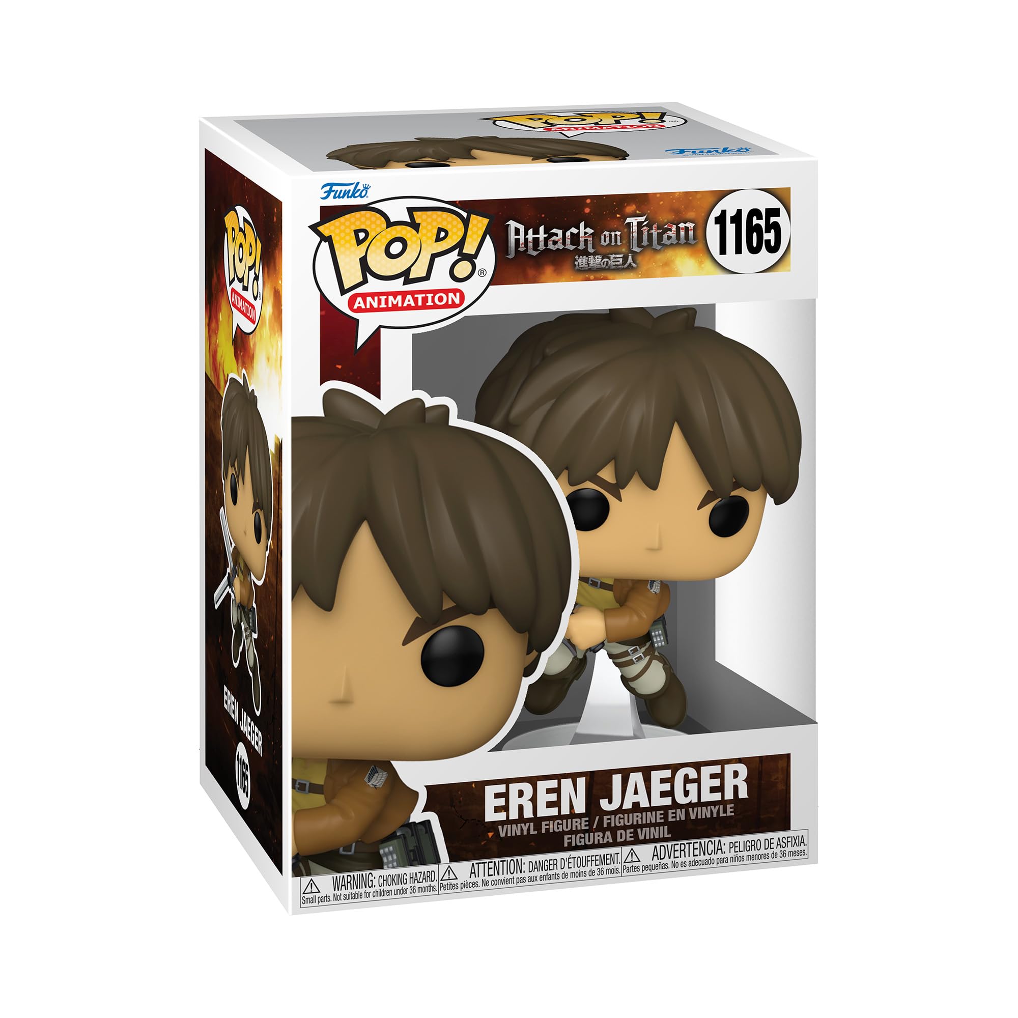 Funko Pop! Animation Attack on Titan - Eren Yeager Vinyl Figure #1165 3