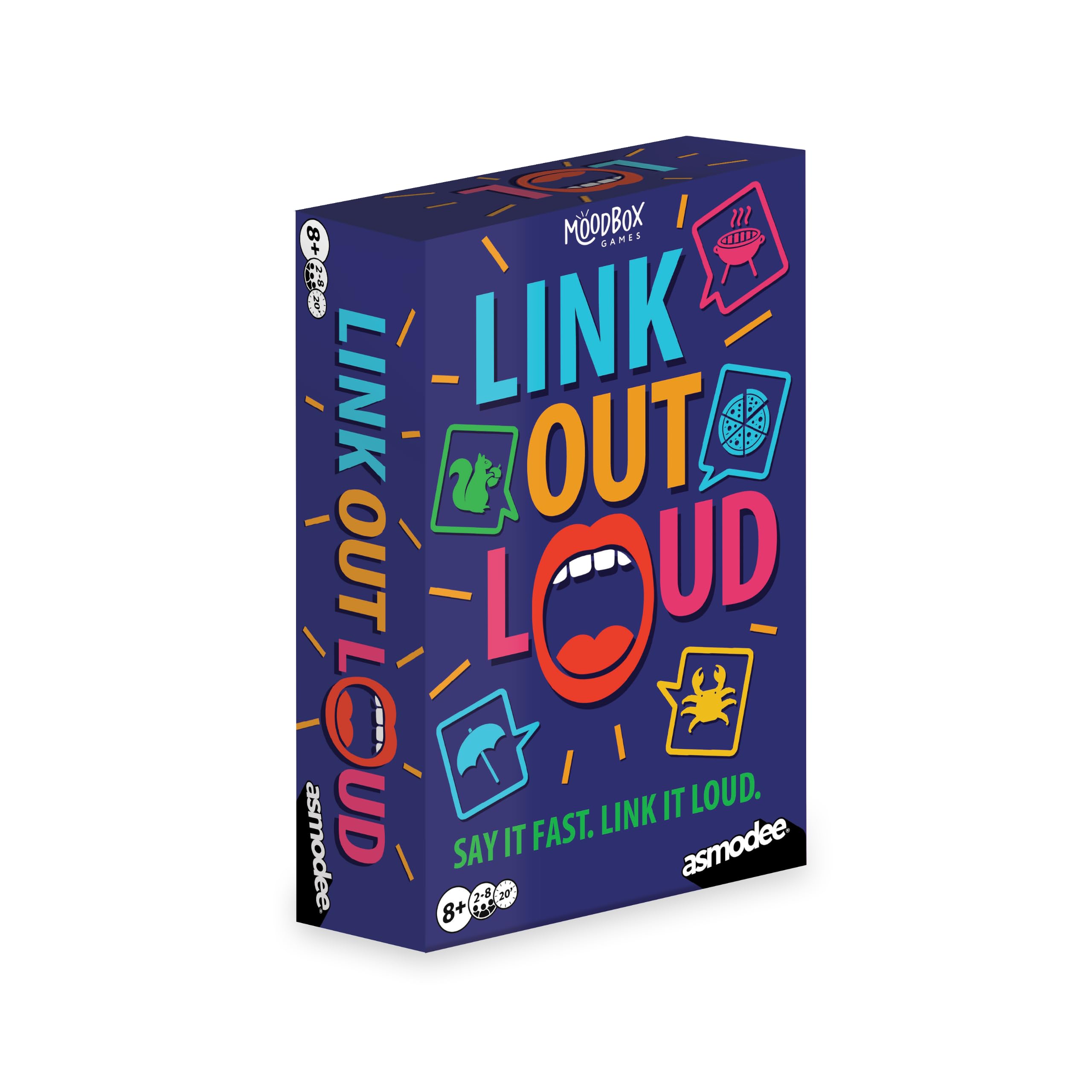 Asmodee Link Out Loud Board Game - Fast-Paced Word Association, 2-8 Players, Ages 8+ 1