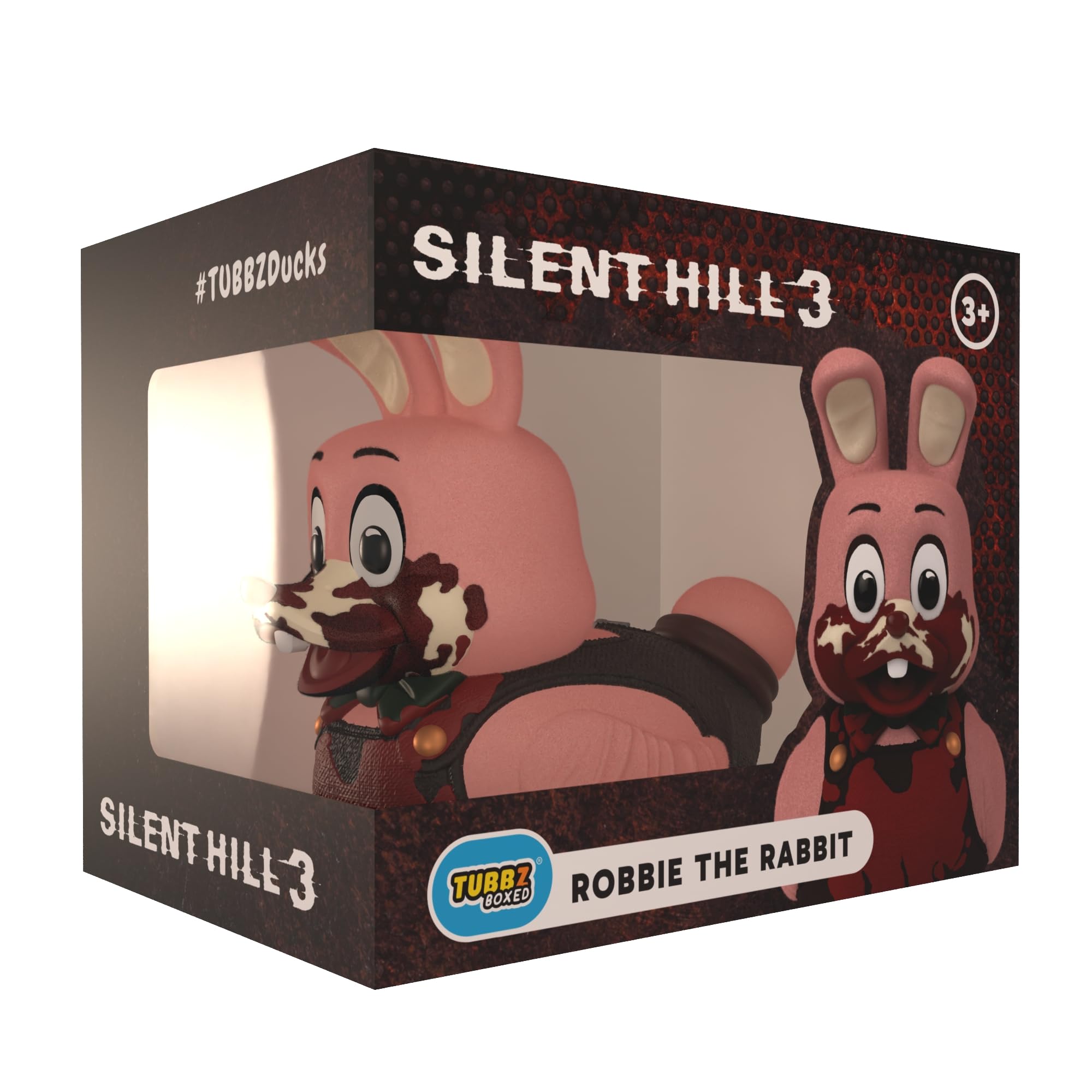 TUBBZ Silent Hill Robbie the Rabbit Cosplaying Rubber Duck Collectible Figure | 9cm Tall 1