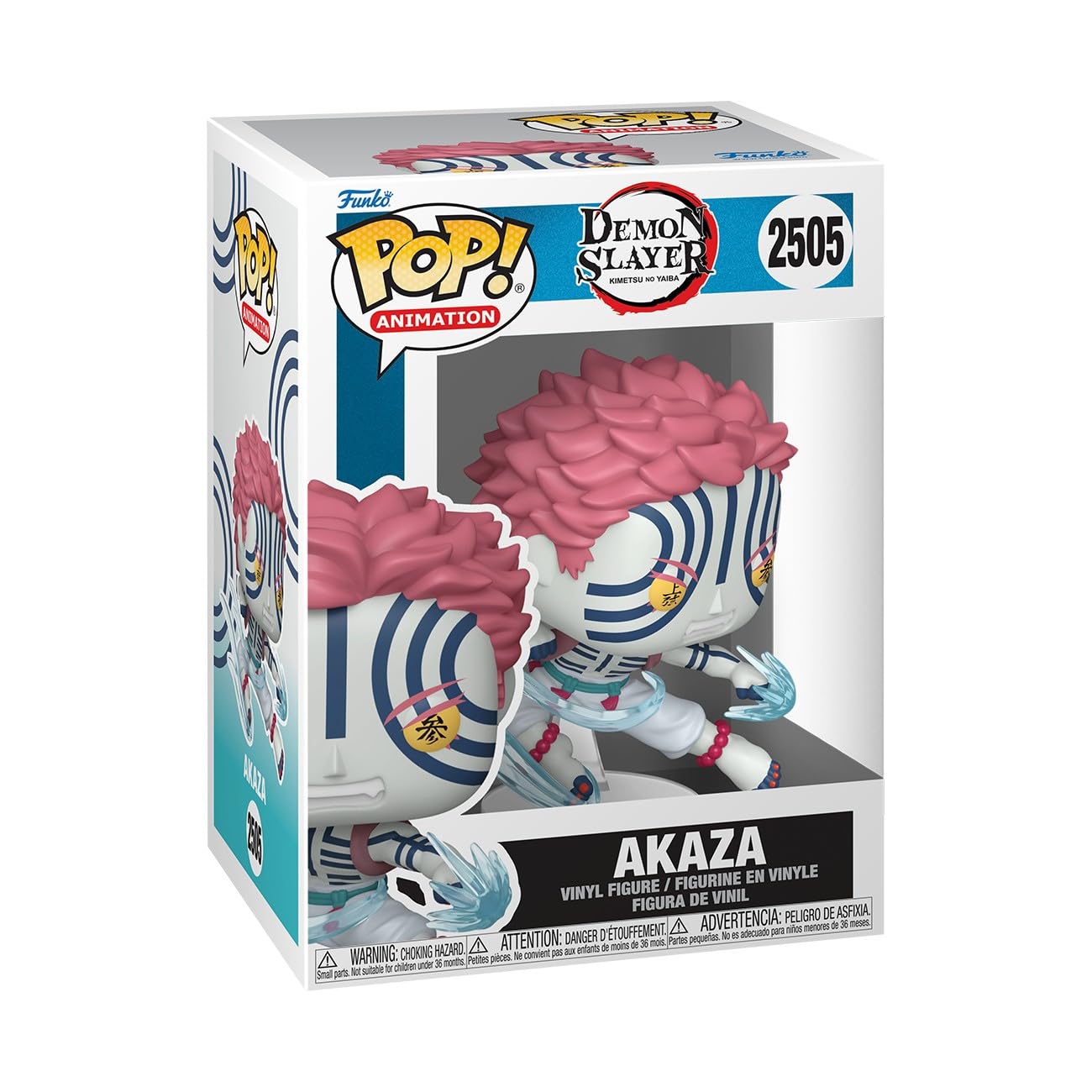 Funko Demon Slayer Akaza Chibi Figure - 3.75 Inch Vinyl Collectible 1