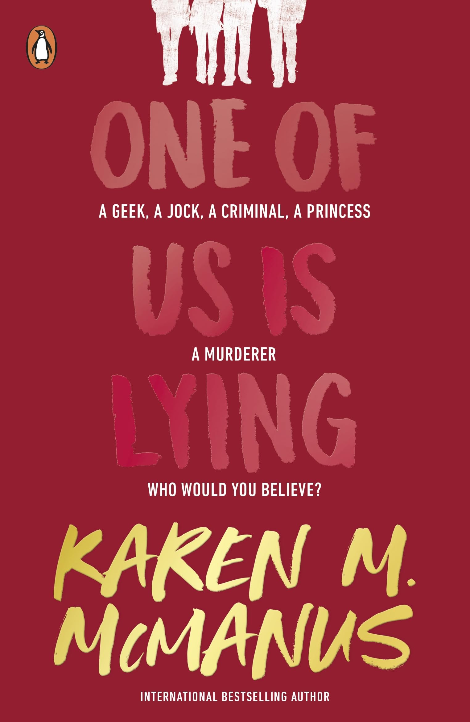Penguin One Of Us Is Lying by Karen M. McManus | Young Adult Mystery Thriller Paperback 1