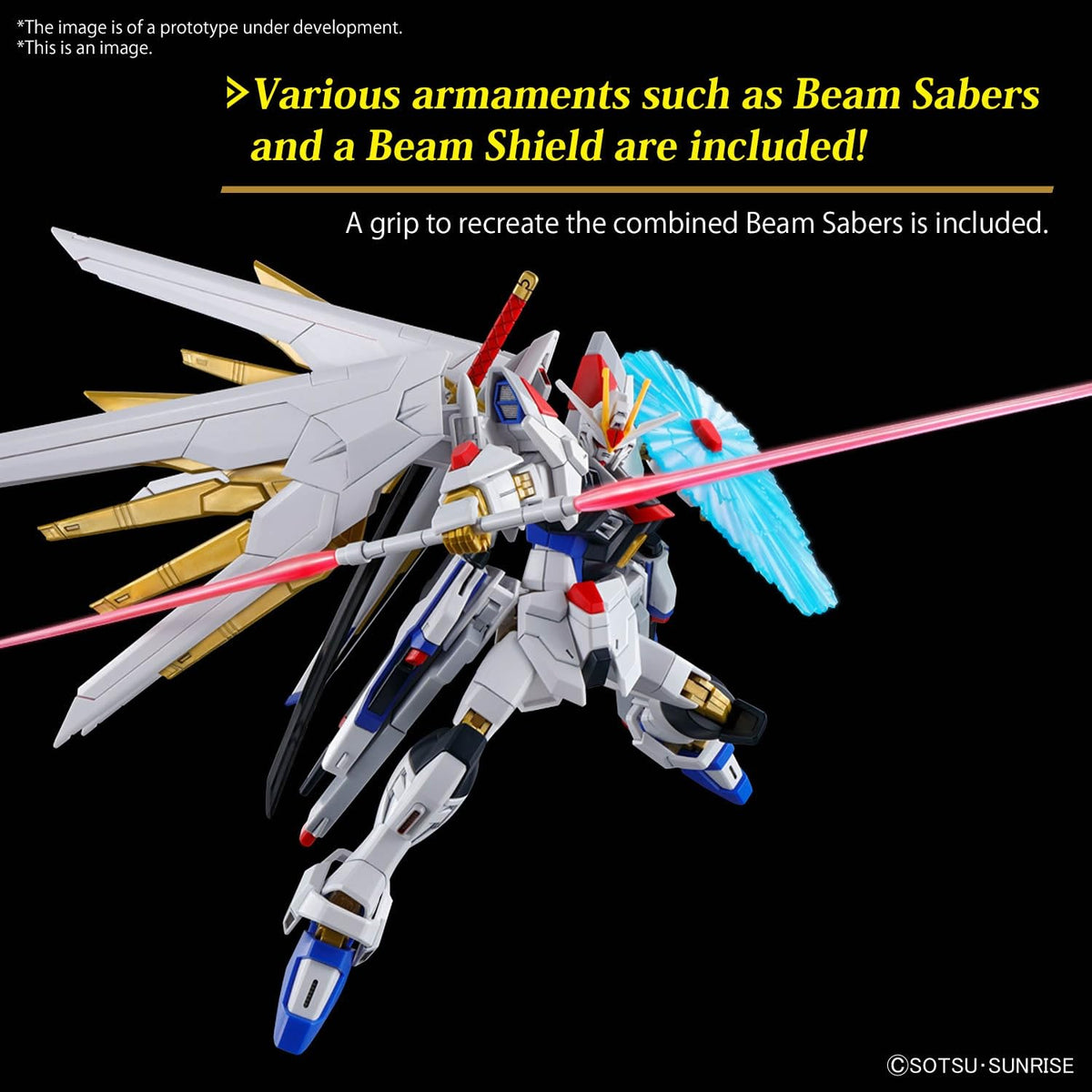 Bandai Hobby Mighty Strike Freedom Gundam Model Kit - HG 1/144