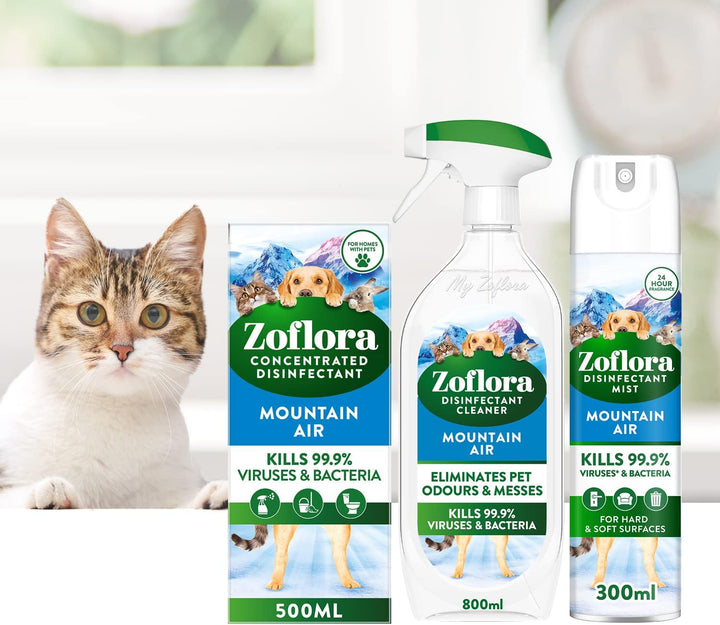 Zoflora Mountain Air Multipurpose Disinfectant Cleaner, 800ml