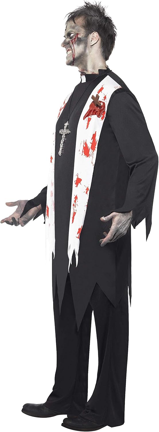 Smiffys Zombie Priest Costume - Adult Men's Size M 6