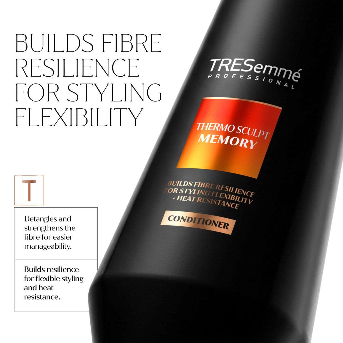 TRESemmé Thermo Sculpt Memory Conditioner - Detangling & Heat Protection, 200 ml