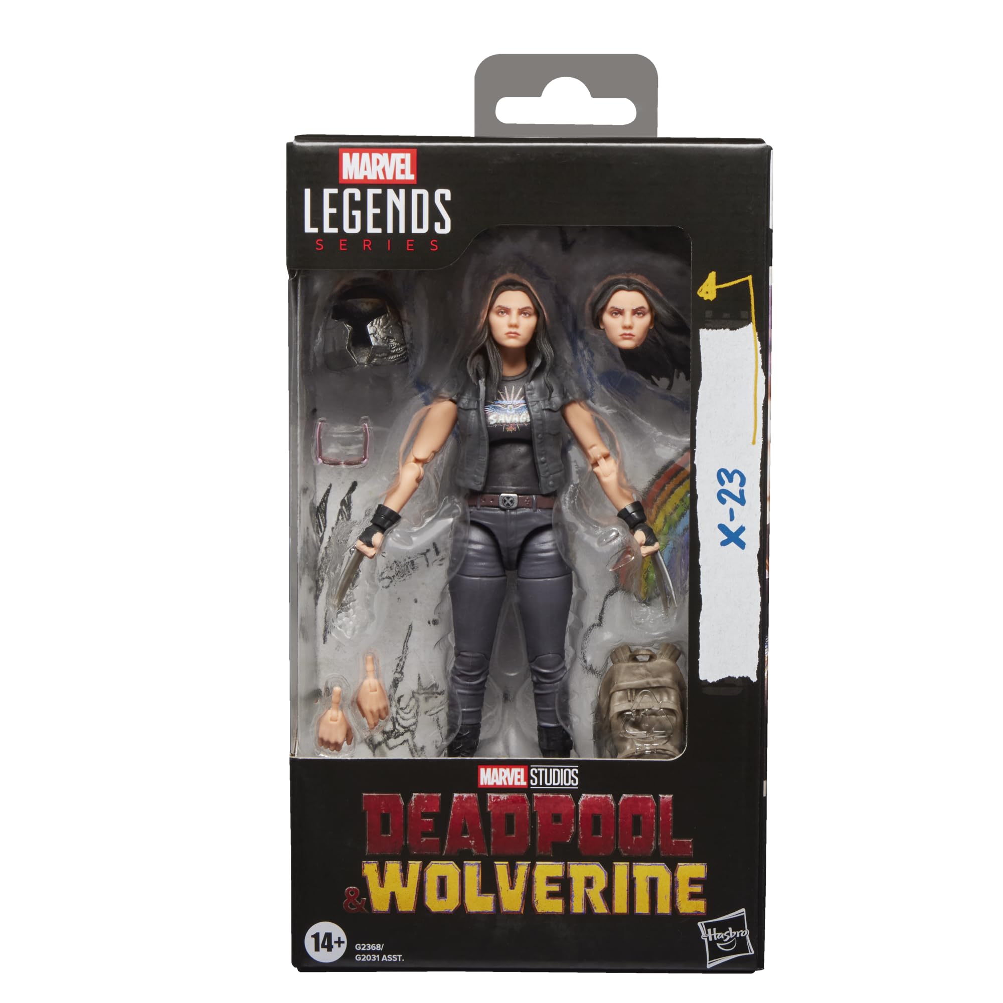 Marvel Legends Series X-23 Action Figure - 6-Inch Scale | Deadpool & Wolverine Movie Inspired | 20+ Points of Articulation