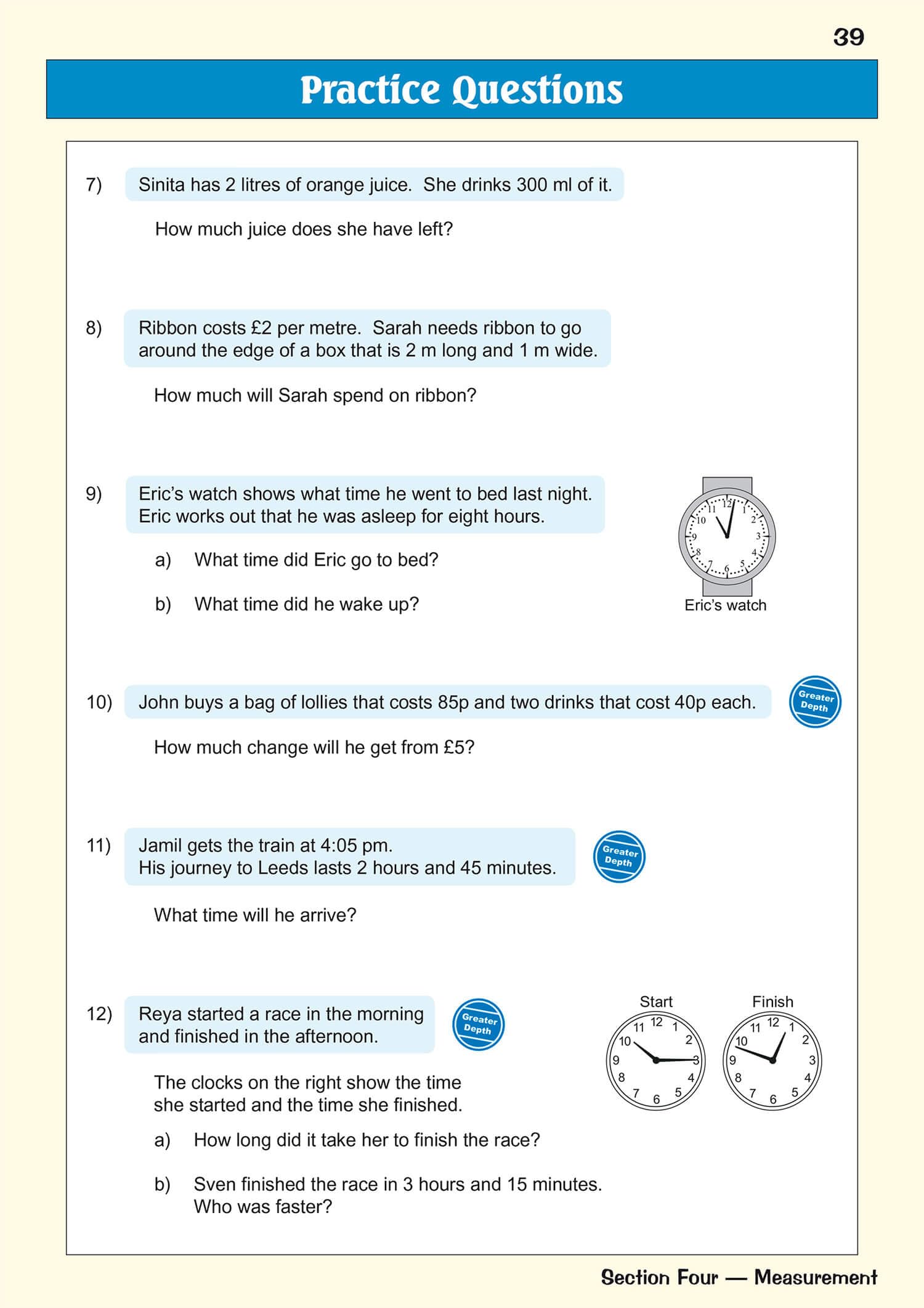 CGP KS2 Maths Targeted Study Book - Year 3 | Catch-up & Home Learning | Paperback 9
