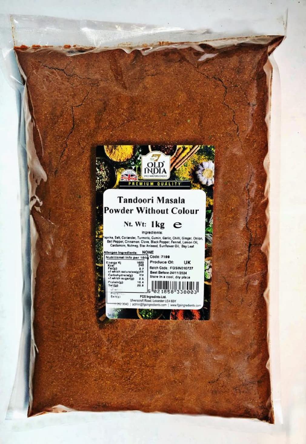 Old India Tandoori Masala Powder Without Colour 1 Kg 2