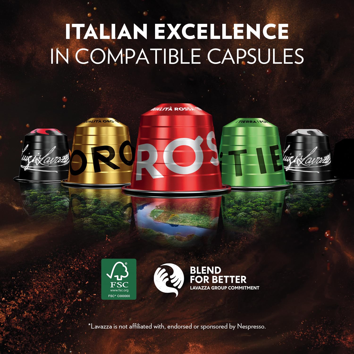 Lavazza Crema e Gusto Dolce Coffee Capsules - 30 Count Aluminium Pods | Intensity 10 3
