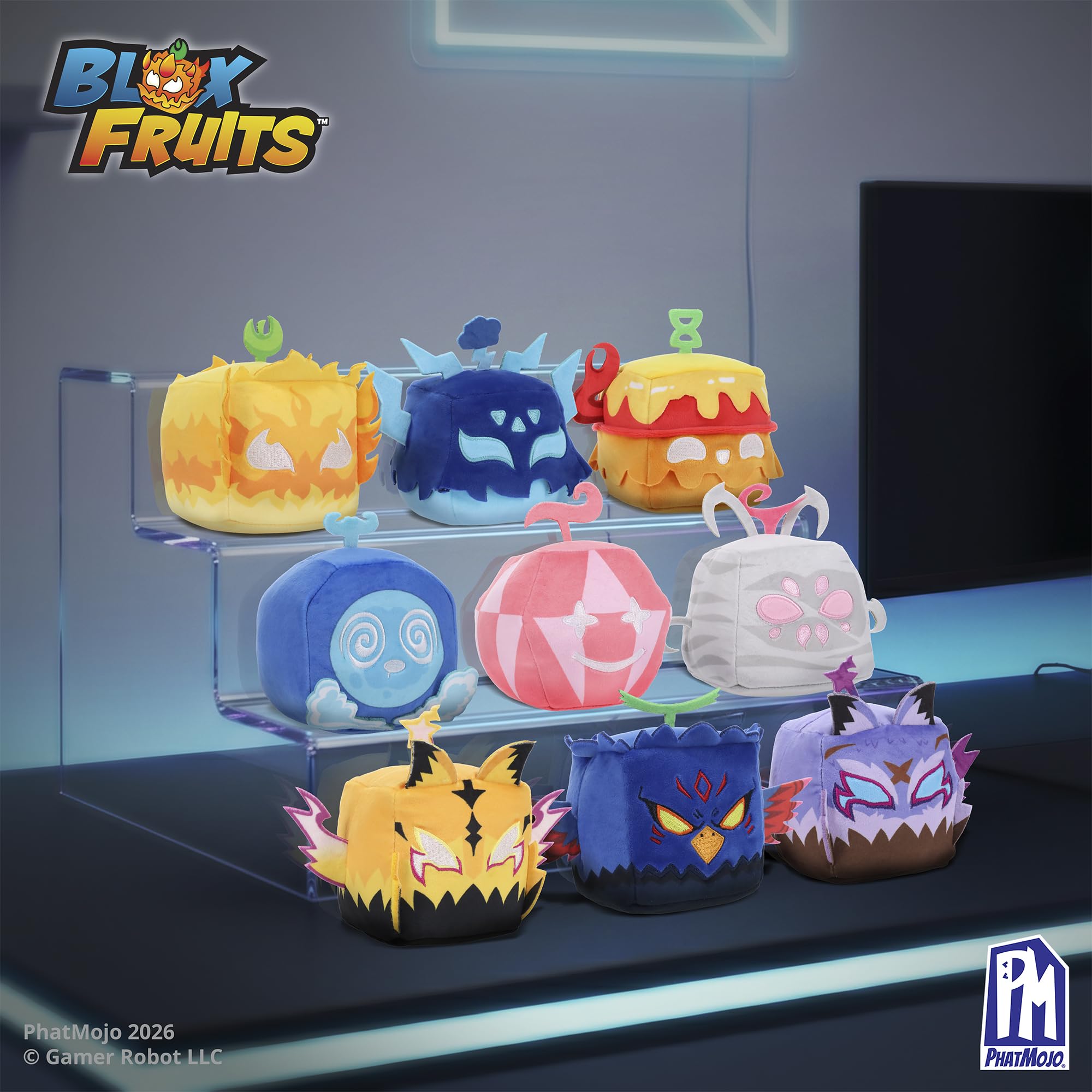 Blox Fruits Series 4 Mystery Plush - 4' Collectible Stuffed Toy with DLC Code 7