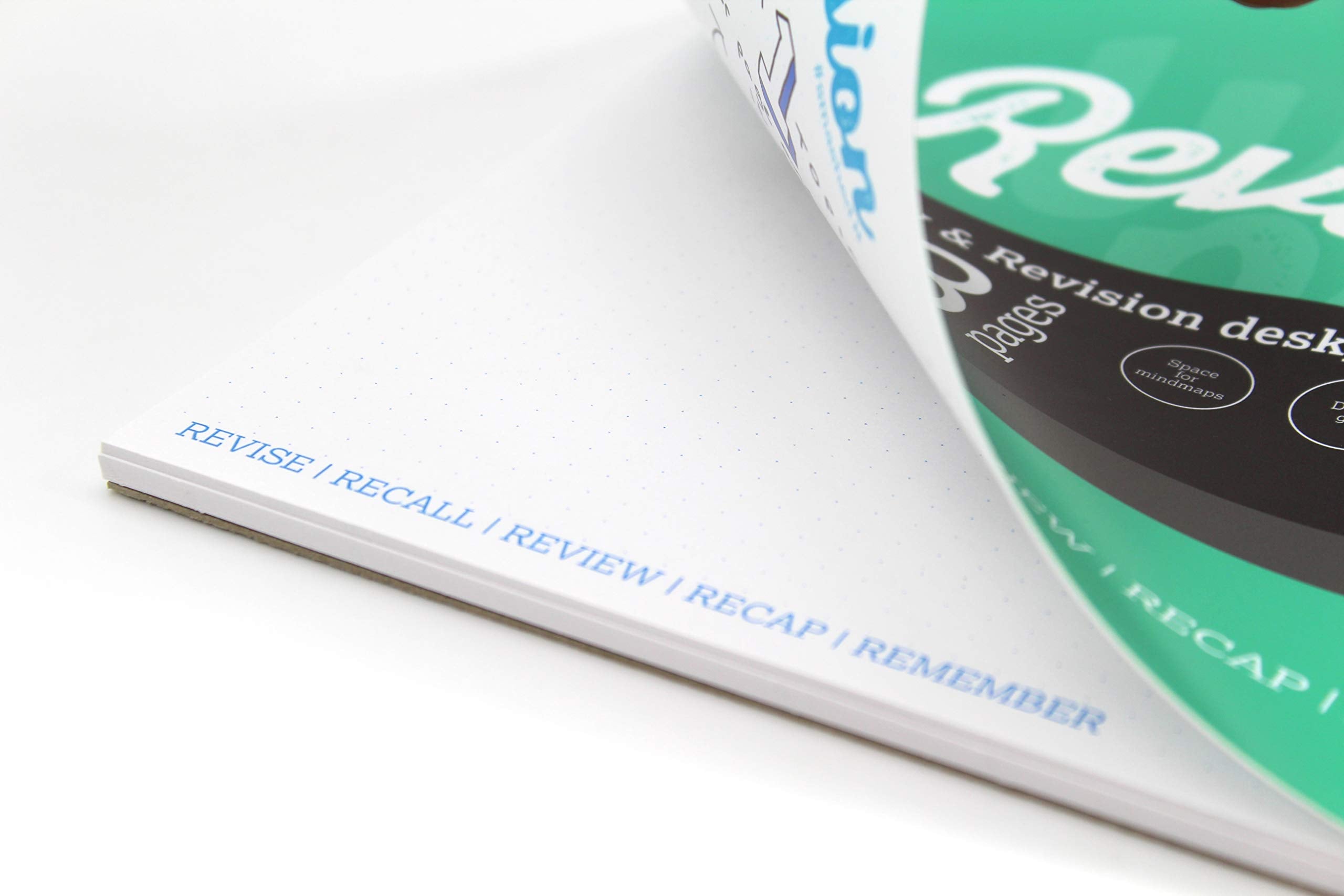 Silvine Luxpad Gluebound Desk Pad - 48 Pages Revision & Study | 360 x 230mm | White 2
