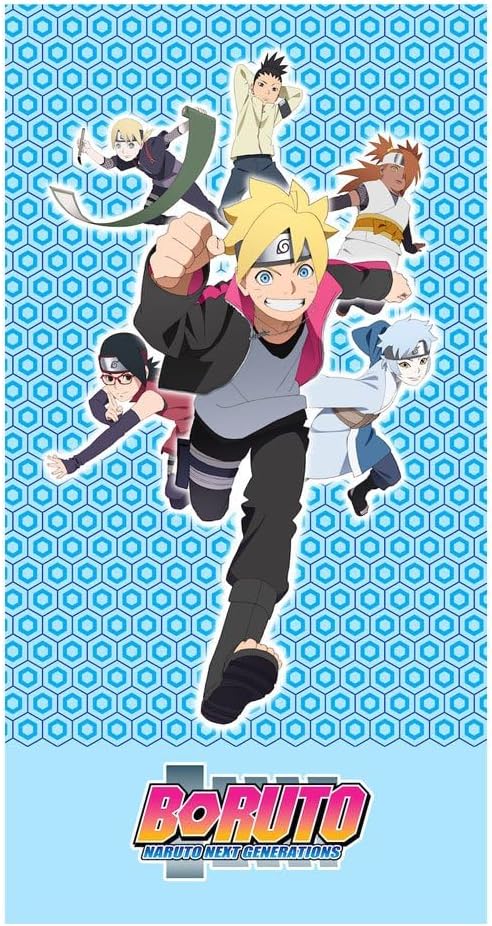 Sakami Merchandise Boruto - Naruto Next Generations serviette de bain Characters 150 x 75 cm