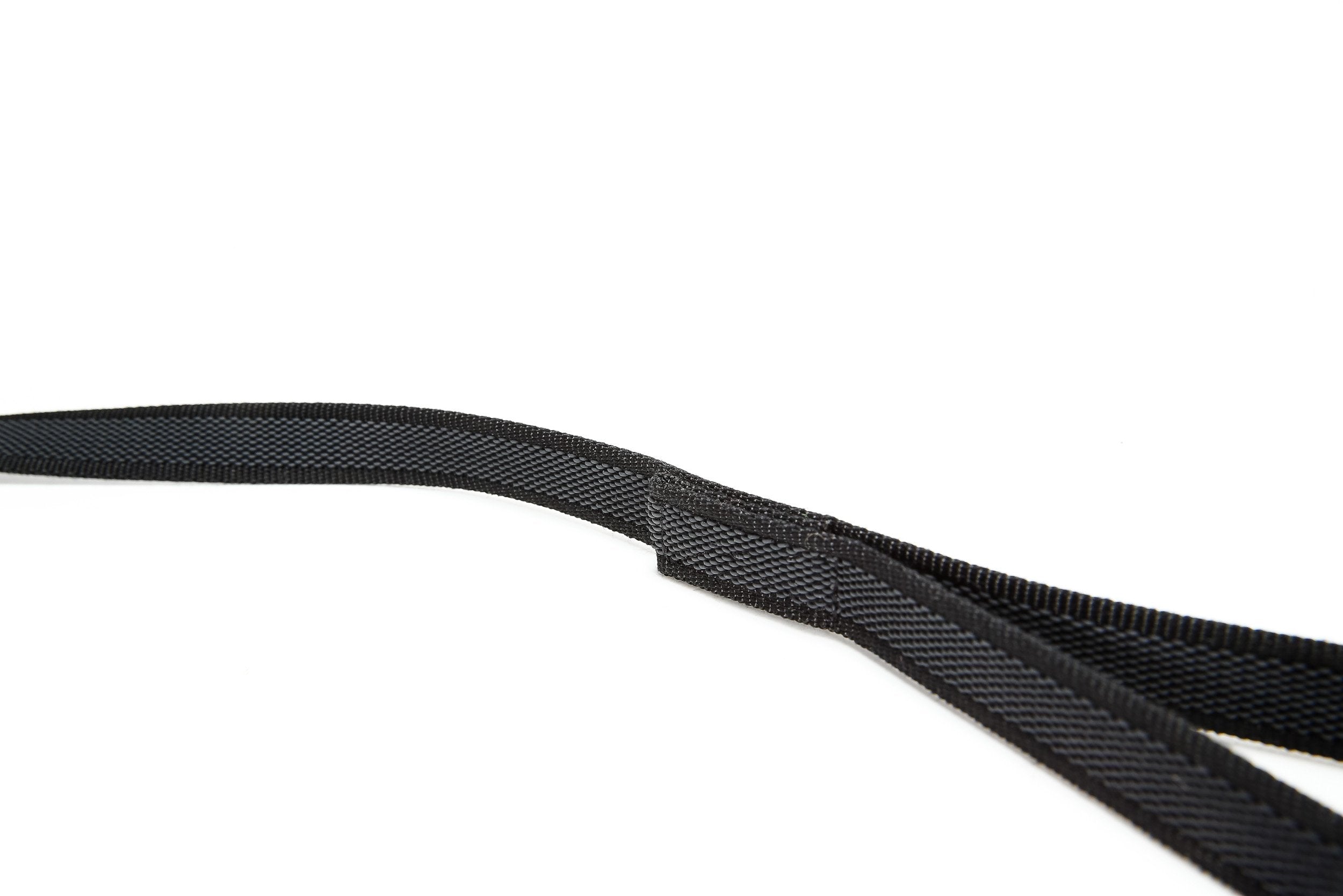 Julius-K9 Color & Gray Super-Grip Leash - Rubber Threads for Optimum Grip | 20 mm x 1.2 m | Black-Gray 3