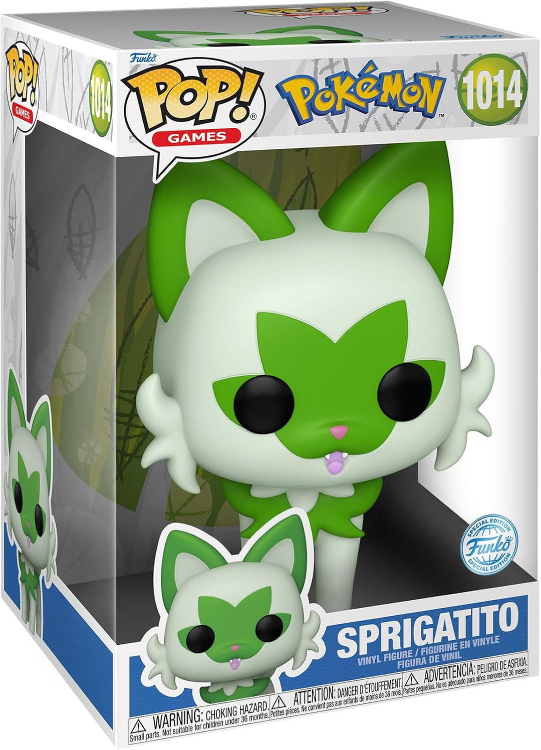 Funko POP! Jumbo - Pokemon Sprigatito Collectible Vinyl Figure (77548)