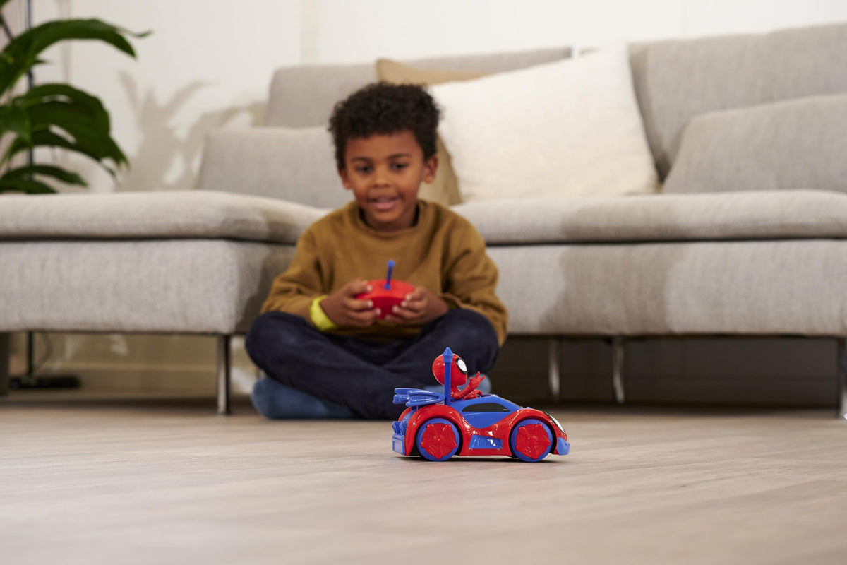 Jada Remote Control Spidey Web Crawler Car 1:24 Scale - 17 cm, Age 3+