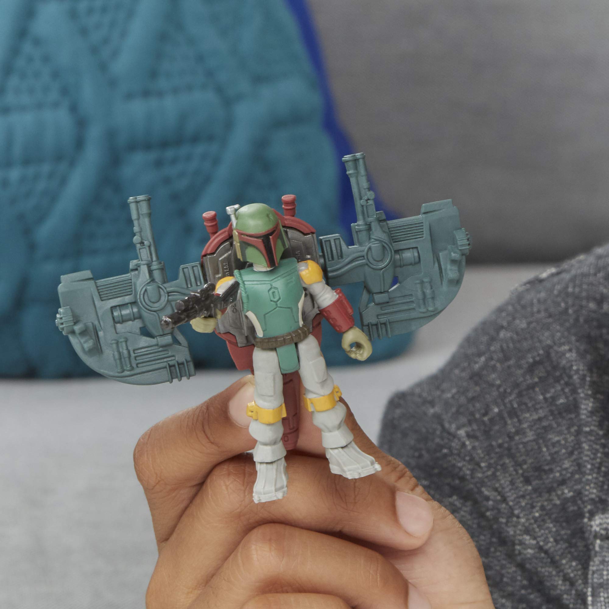 Star Wars Mission Fleet Gear Class Boba Fett Capture dans les nuages 2,5 pouces-Scal 7
