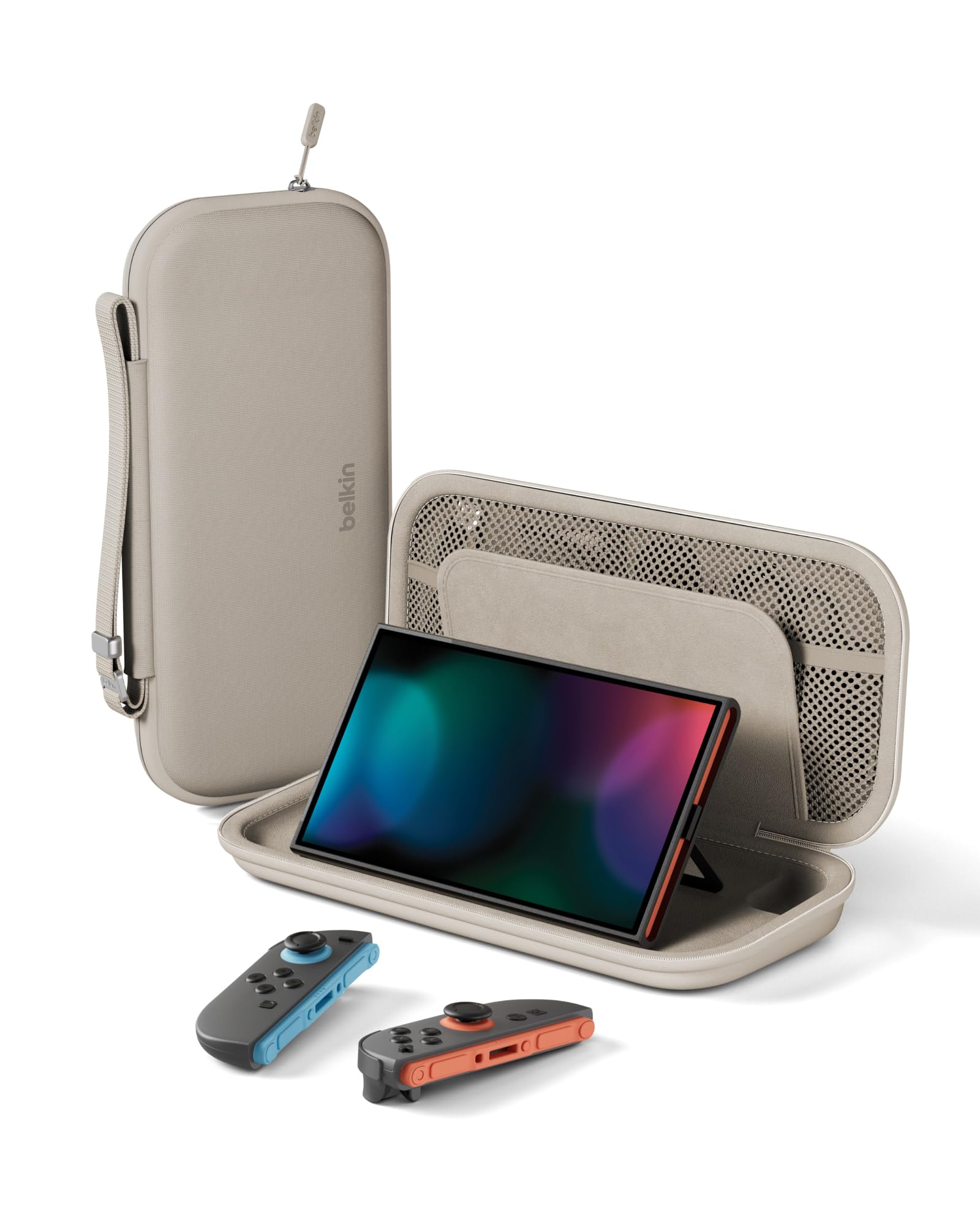 Belkin Gaming Nintendo Switch 2 Case with AirTag Holder, Hard Shell Travel