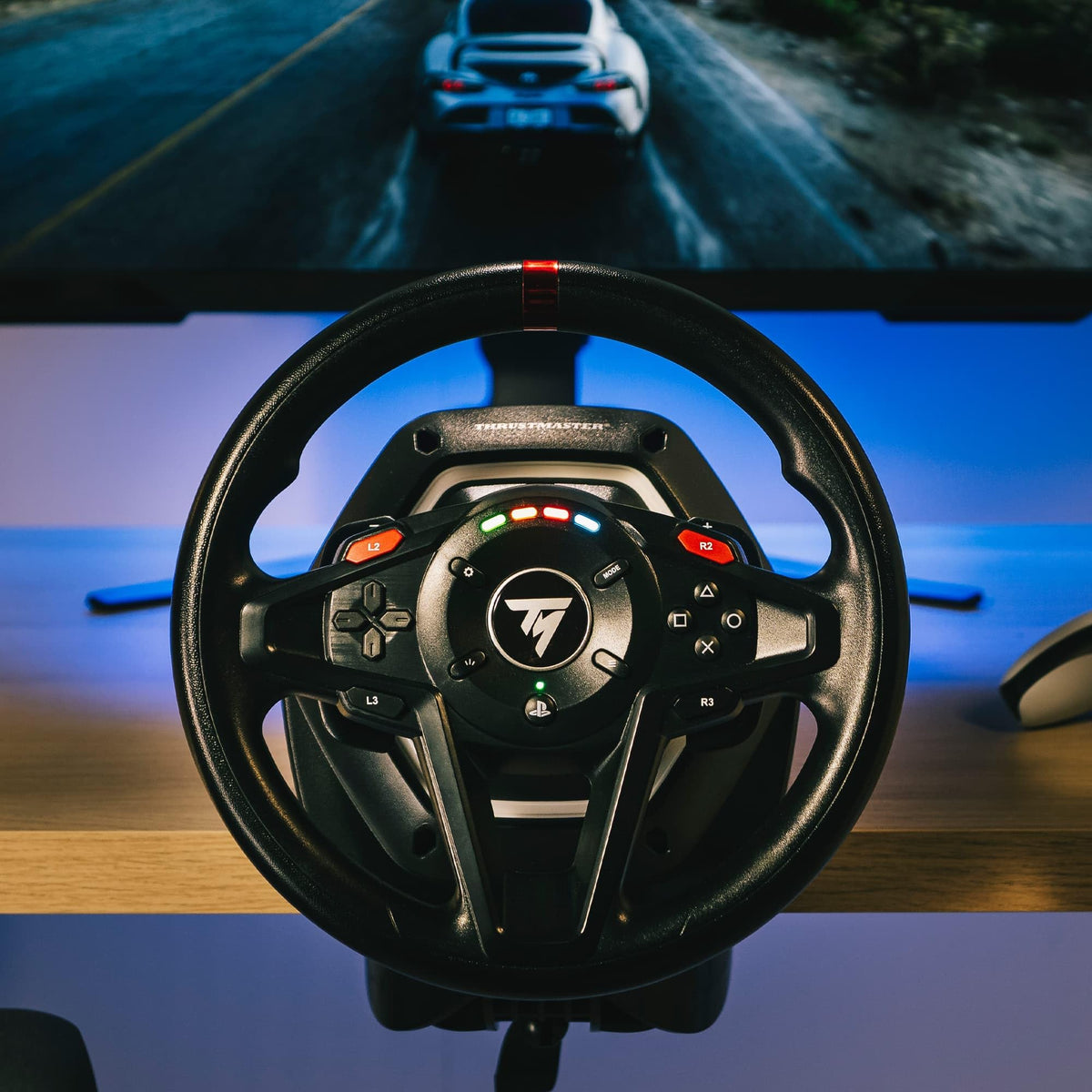 Thrustmaster T128 Force Feedback Racing Wheel & Pedal Set - PS5, PS4 & PC