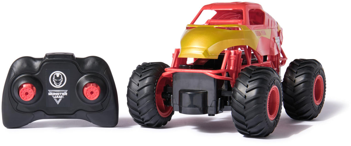 Monster Jam Marvel Iron Man RC Monster Truck - 1:24 Scale, Ages 4–8