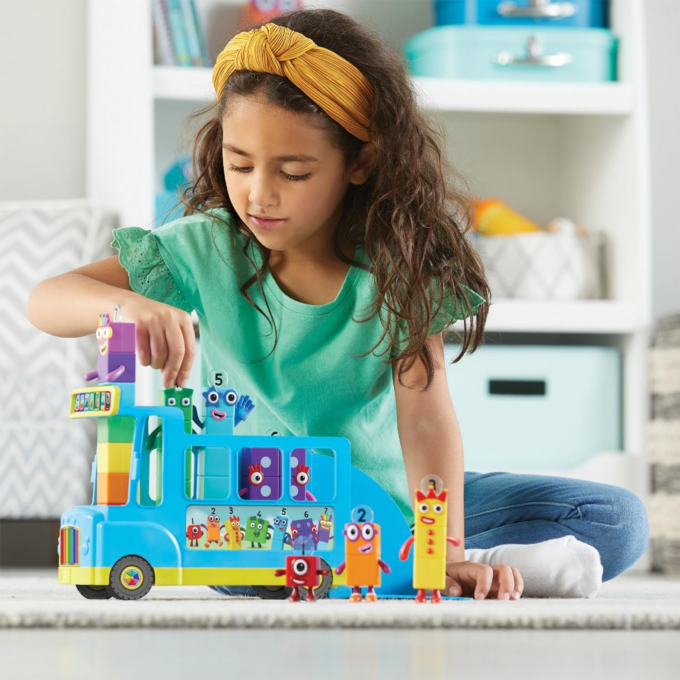 Learning Resources Numberblocks Rainbow Counting Bus - Interactive Educational Toy for Ages 3+ 6