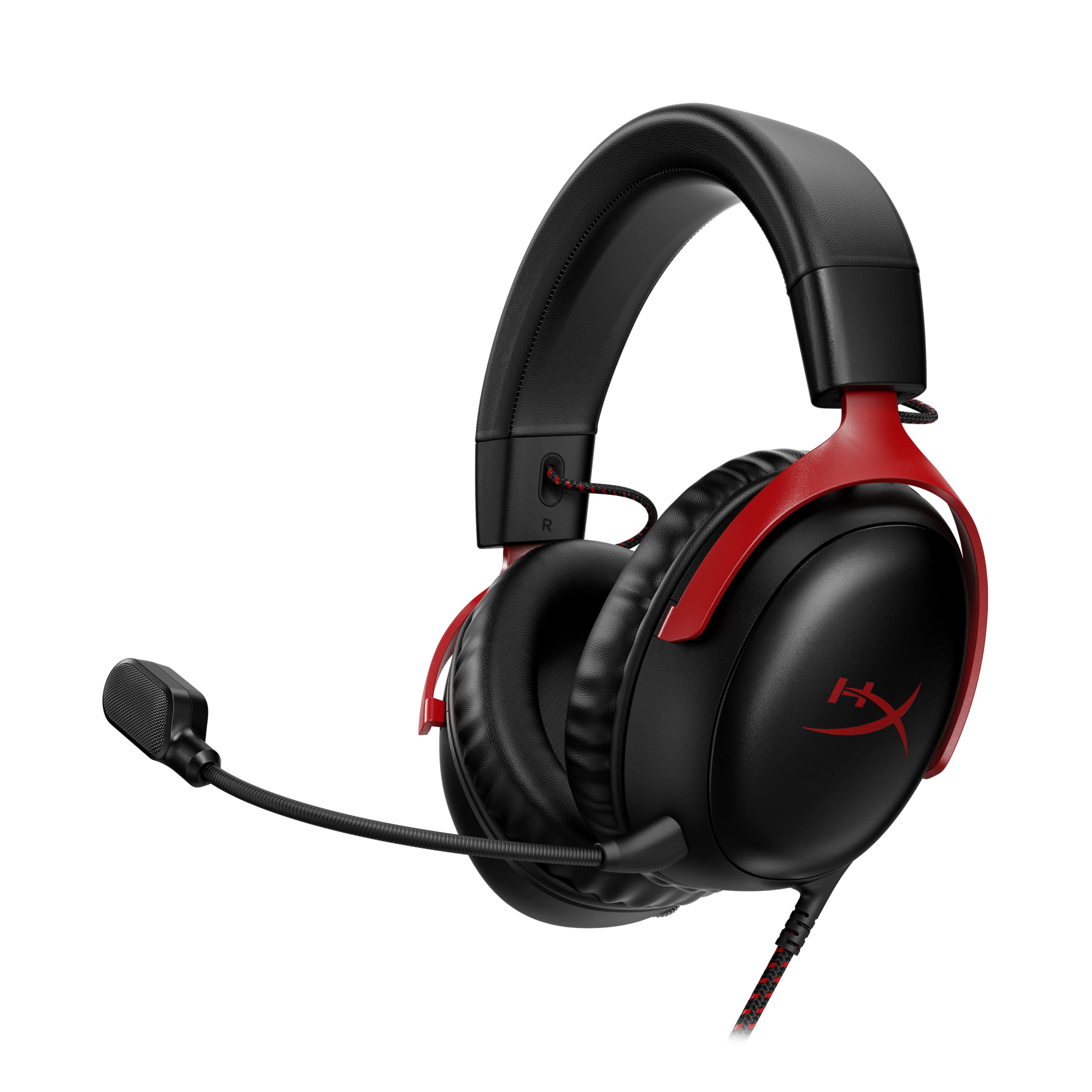 HyperX Cloud III Wired Gaming Headset - 53mm Drivers, DTS Spatial Audio, USB-C/A, 3.5mm, PC/PS5/Xbox