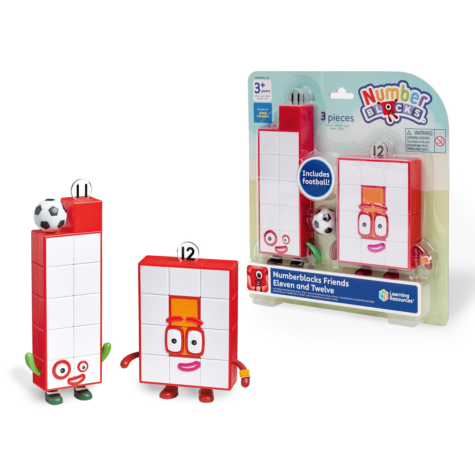 Learning Resources Numberblocks Eleven and Twelve Figure Set - Educational Counting Toy for Ages 3+ 1