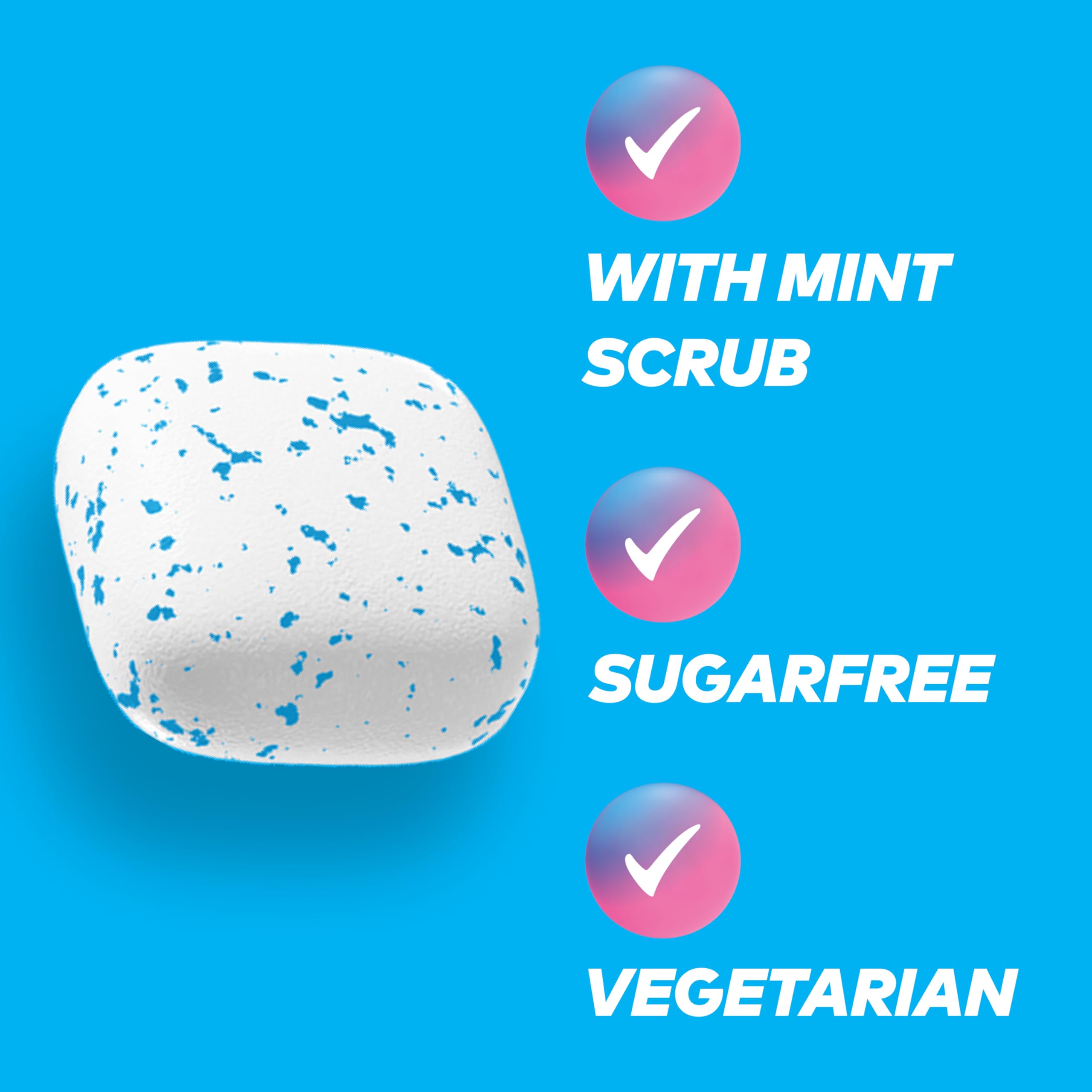WRIGLEY'S EXTRA Deep Clean Mint Scrub Sugar Free Chewing Gum - 30 Pieces Bottle 6
