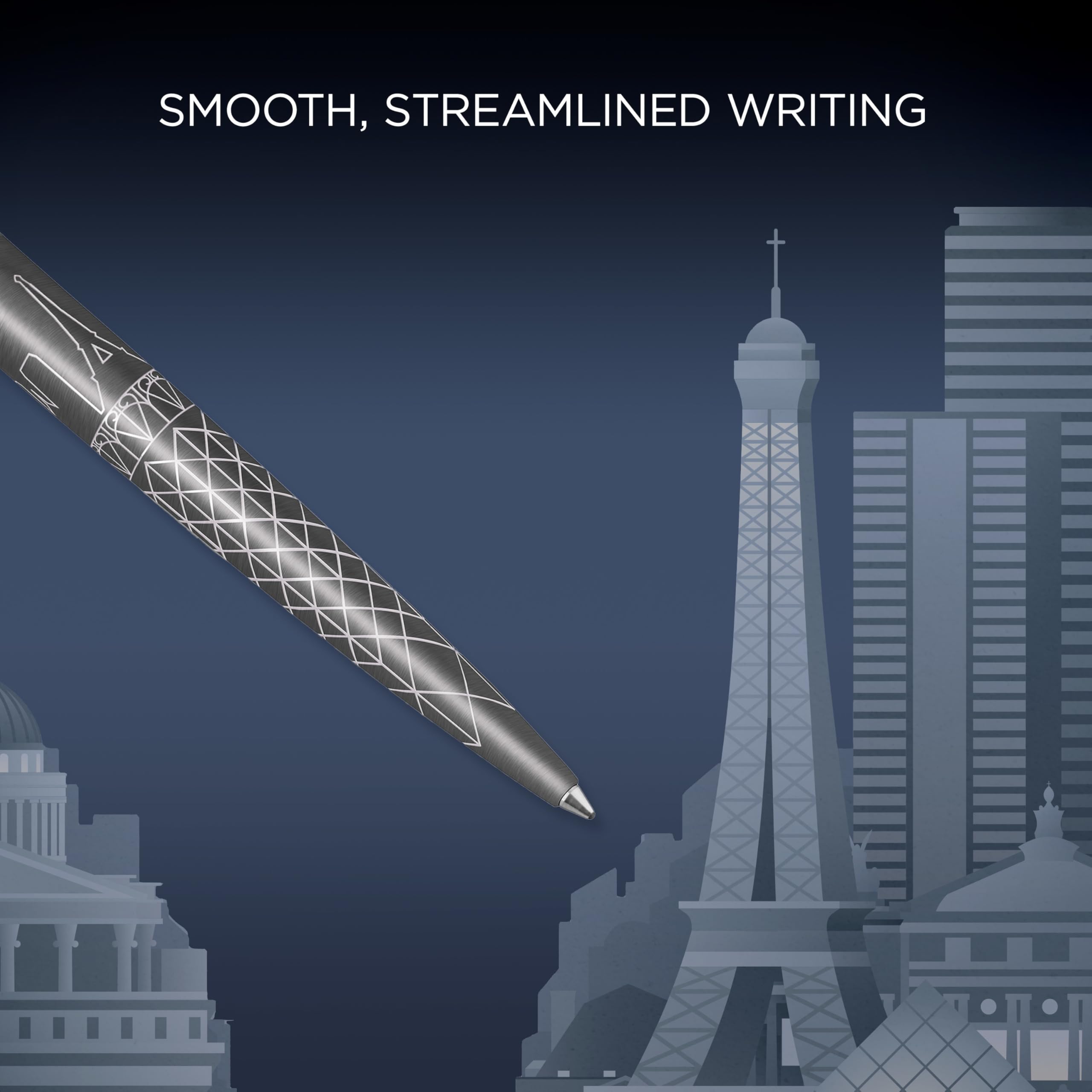 PARKER Jotter Special Edition Paris Grey Ballpoint Pen | Blue Ink | Medium Point 5