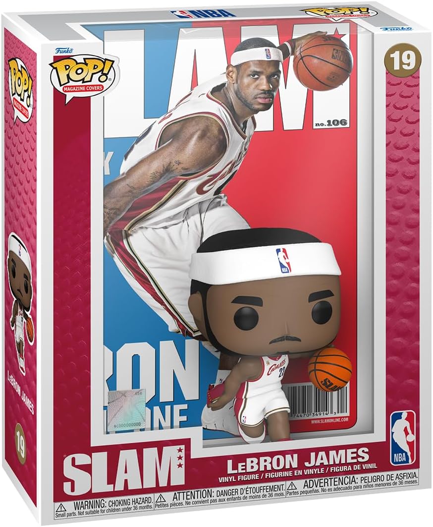 Funko Pop! NBA Cover: Slam – LeBron James Vinyl Figure (75073)