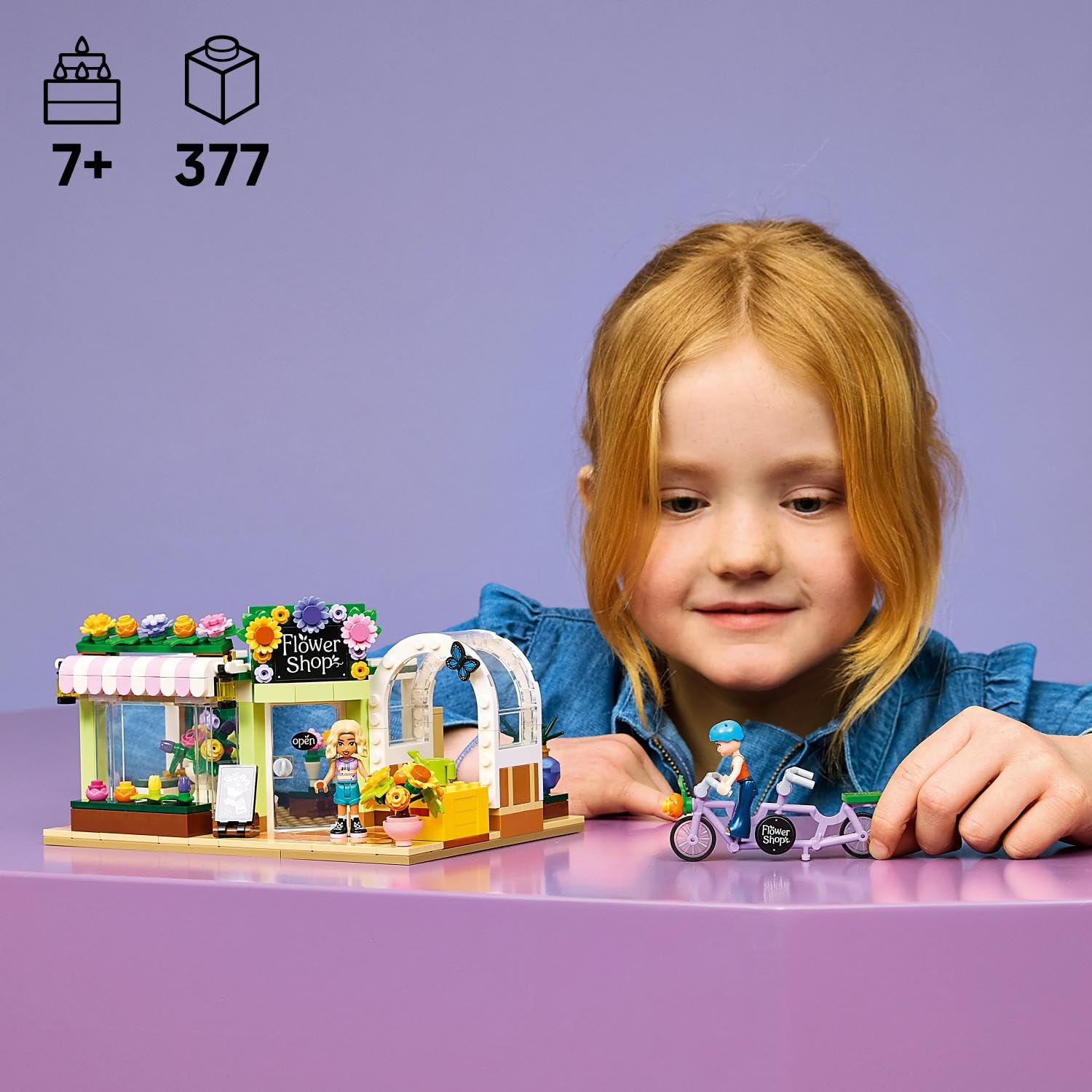 LEGO Friends Creative Flower Shop Toy Set 42693 for Ages 7+ | Includes 2 Mini Dolls 2