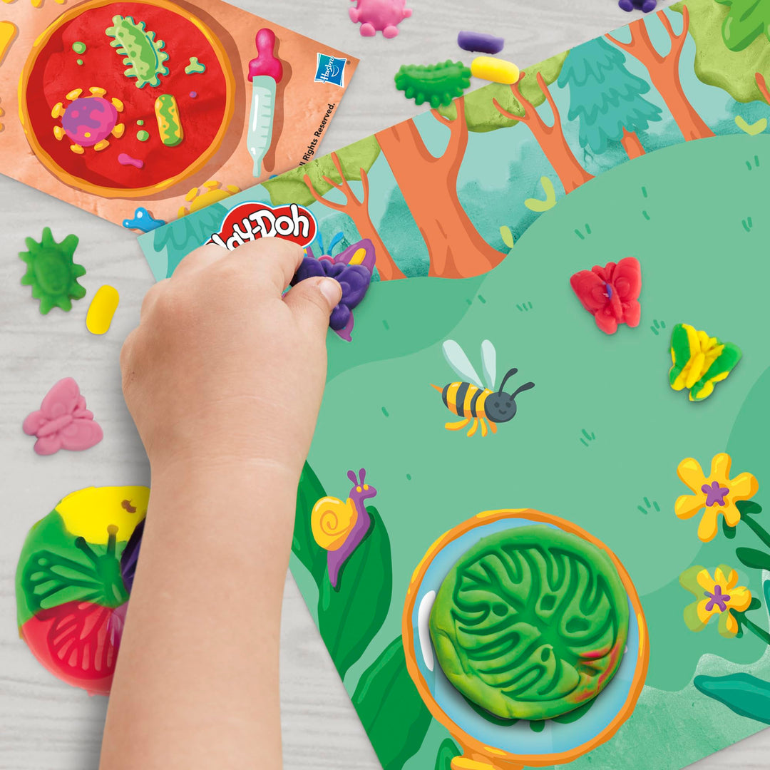 Play-Doh Light & Look Microscope Playset - Educational Science Toy for Kids 3+