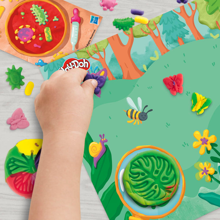 Play-Doh Light & Look Microscope Playset - Educational Science Toy for Kids 3+