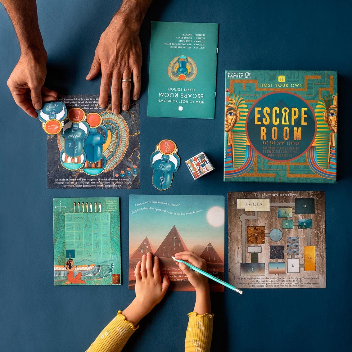 Talking Tables Egyptian Theme Host Your Own Escape Room Game for Kids 2